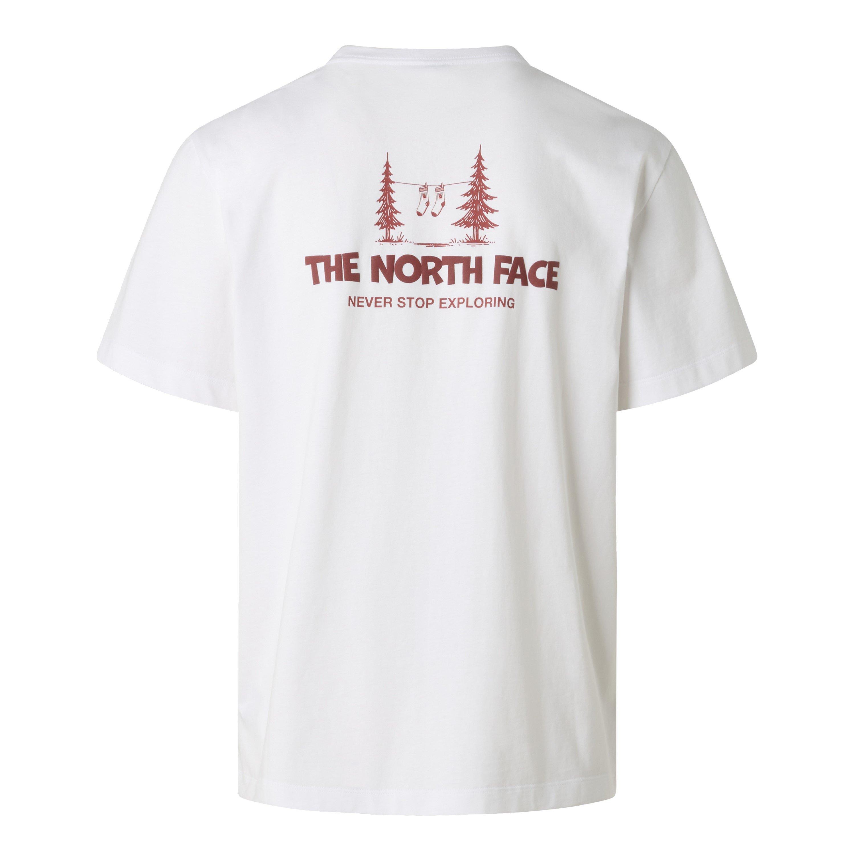 The North Face Men's Tnf Camping Tee - Tnf White - Small