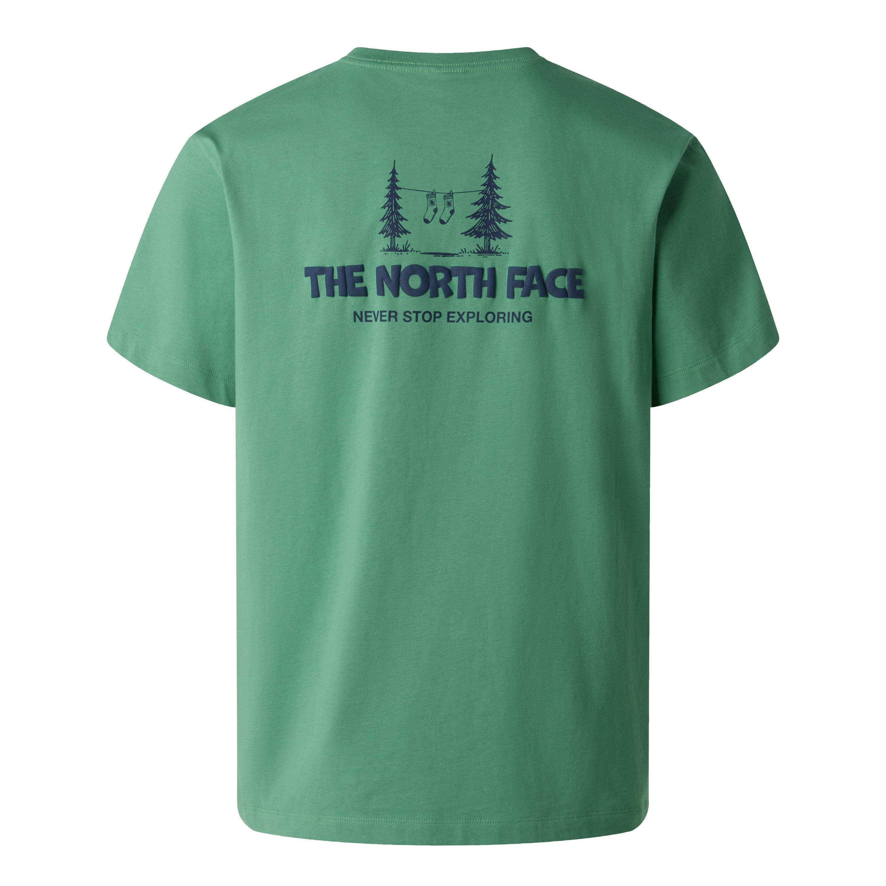 The North Face Men's Tnf Camping Tee - Dimmed Algae - Small