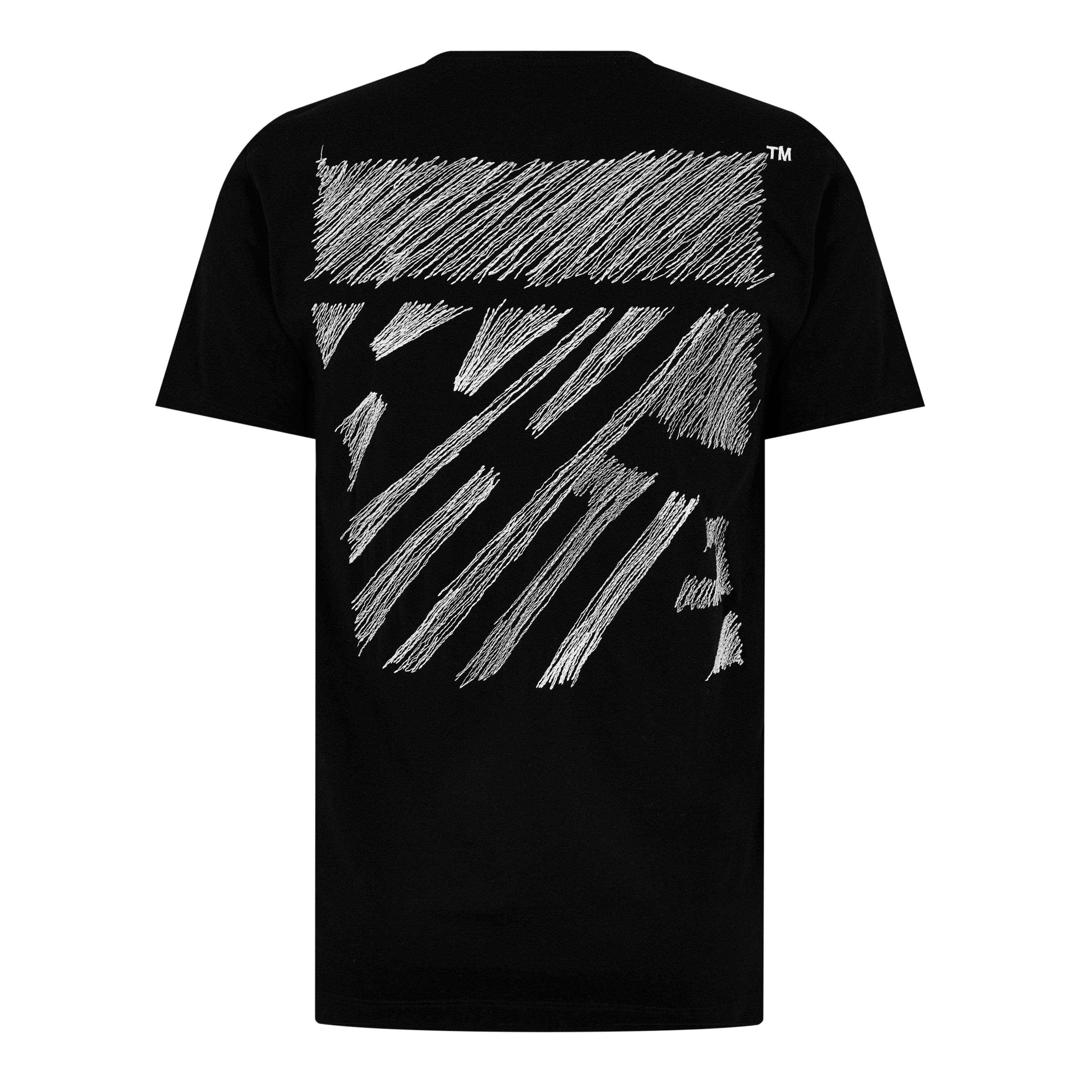 Blk/Wht 1001 - Off White - Men's Skate Scribble T-Shirt - 7