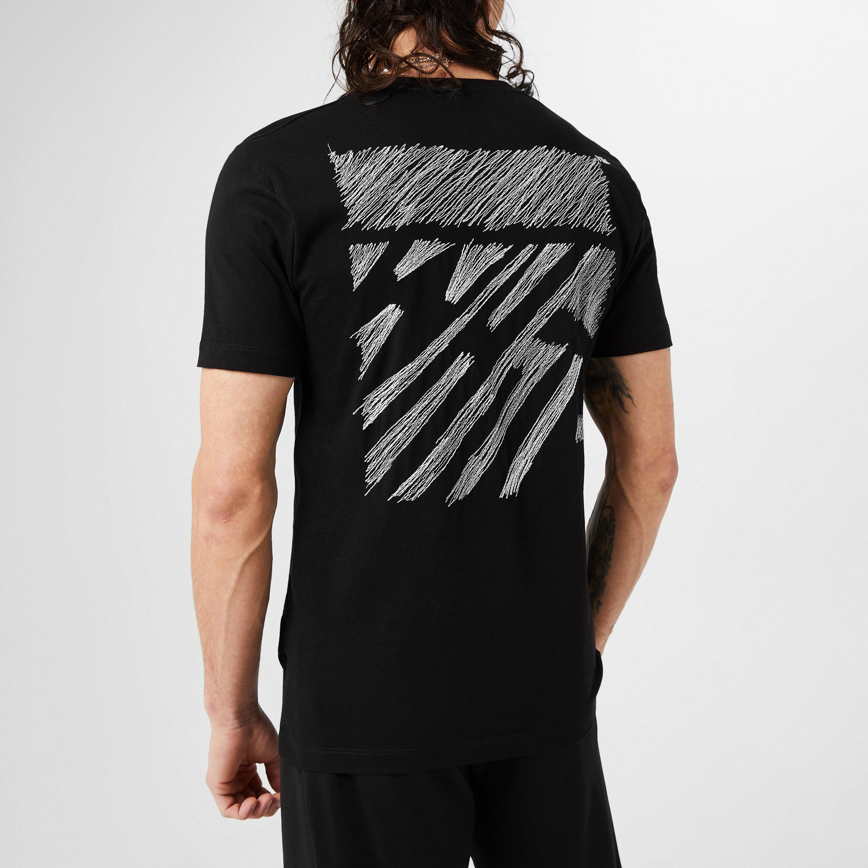 Blk/Wht 1001 - Off White - Men's Skate Scribble T-Shirt - 3