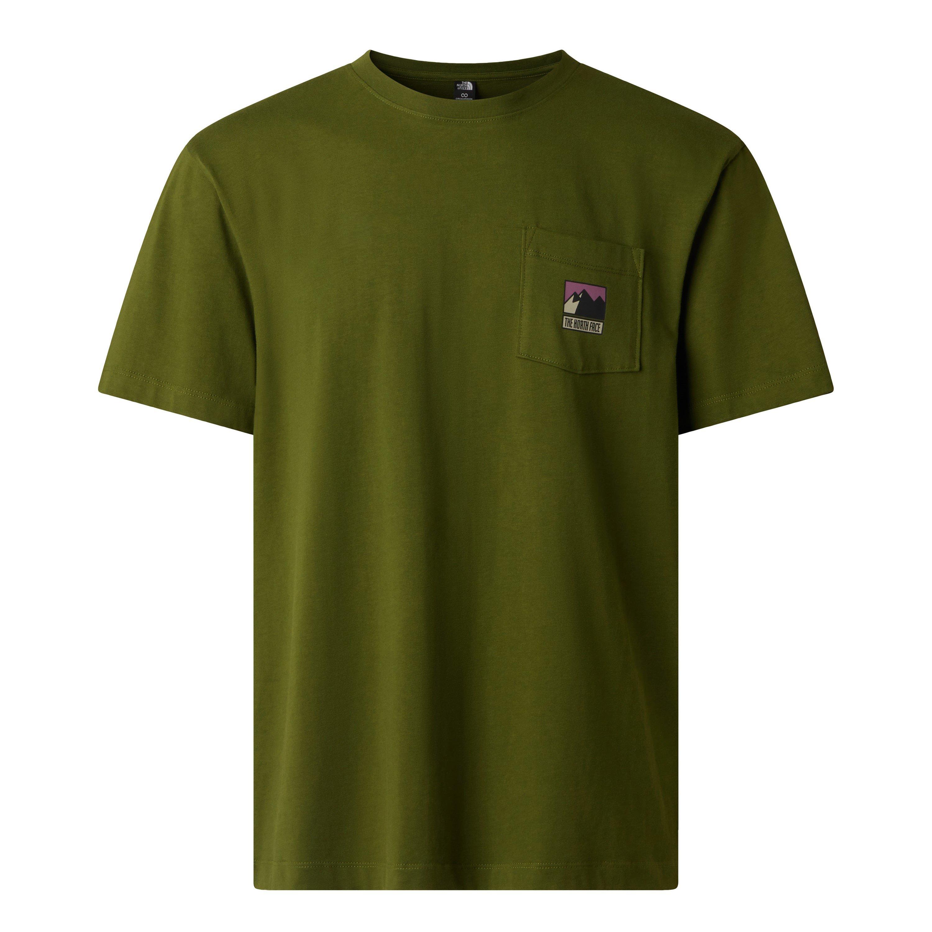 Woodland Green - The North Face - TNF Mountain Logo Tee Mens - 1