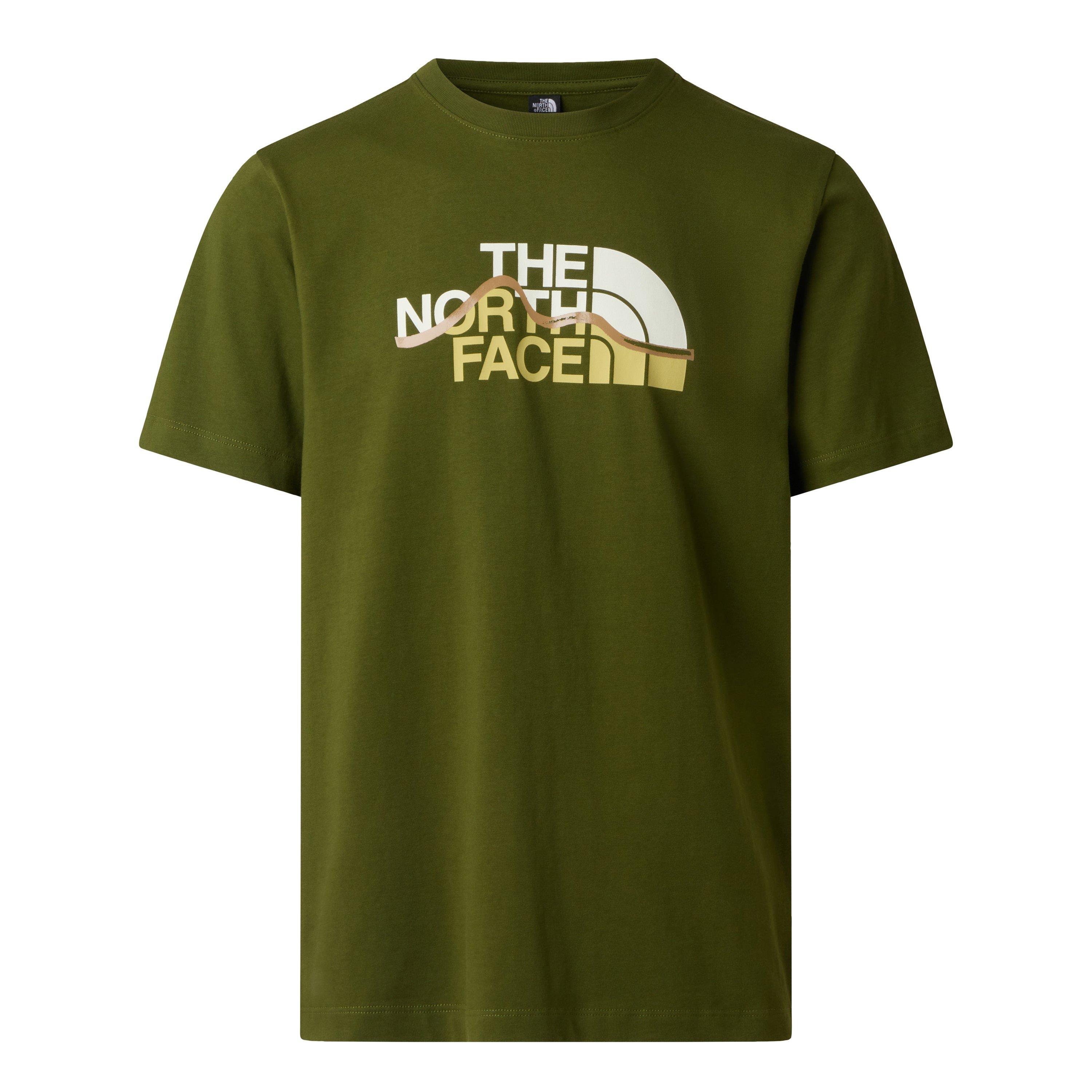 Woodland Green - The North Face - TNF Mountain Tee Mens - 1