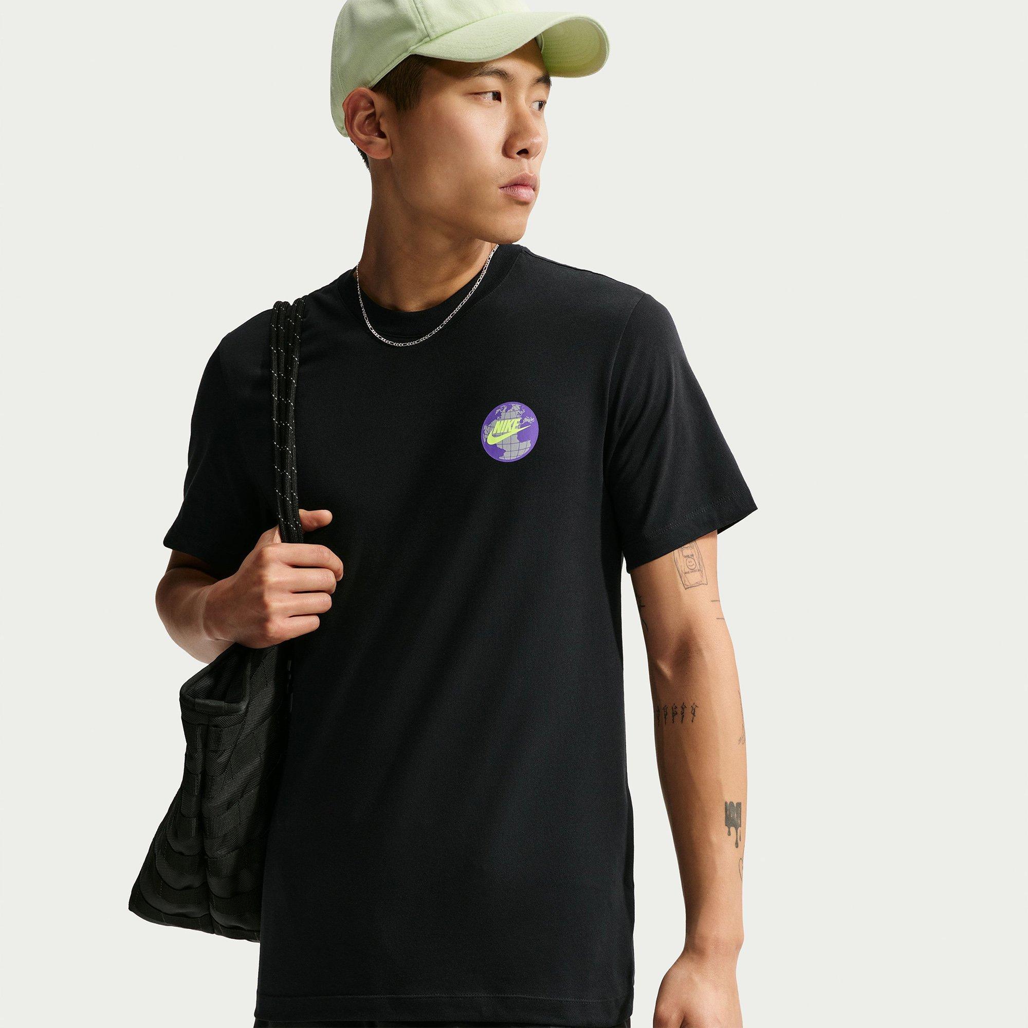 Black - Nike - Men's Globe T-Shirt - 2