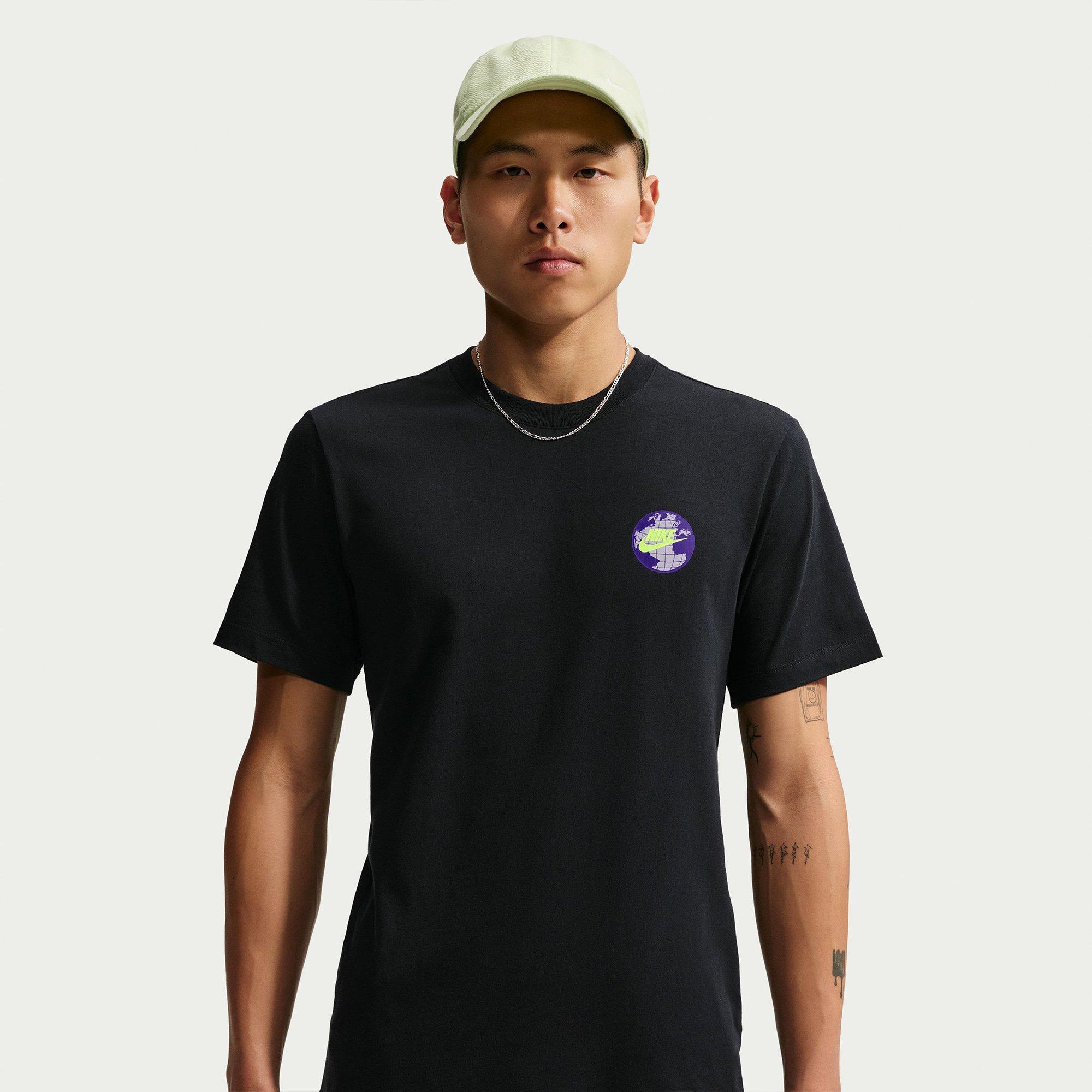 Black - Nike - Men's Globe T-Shirt - 3
