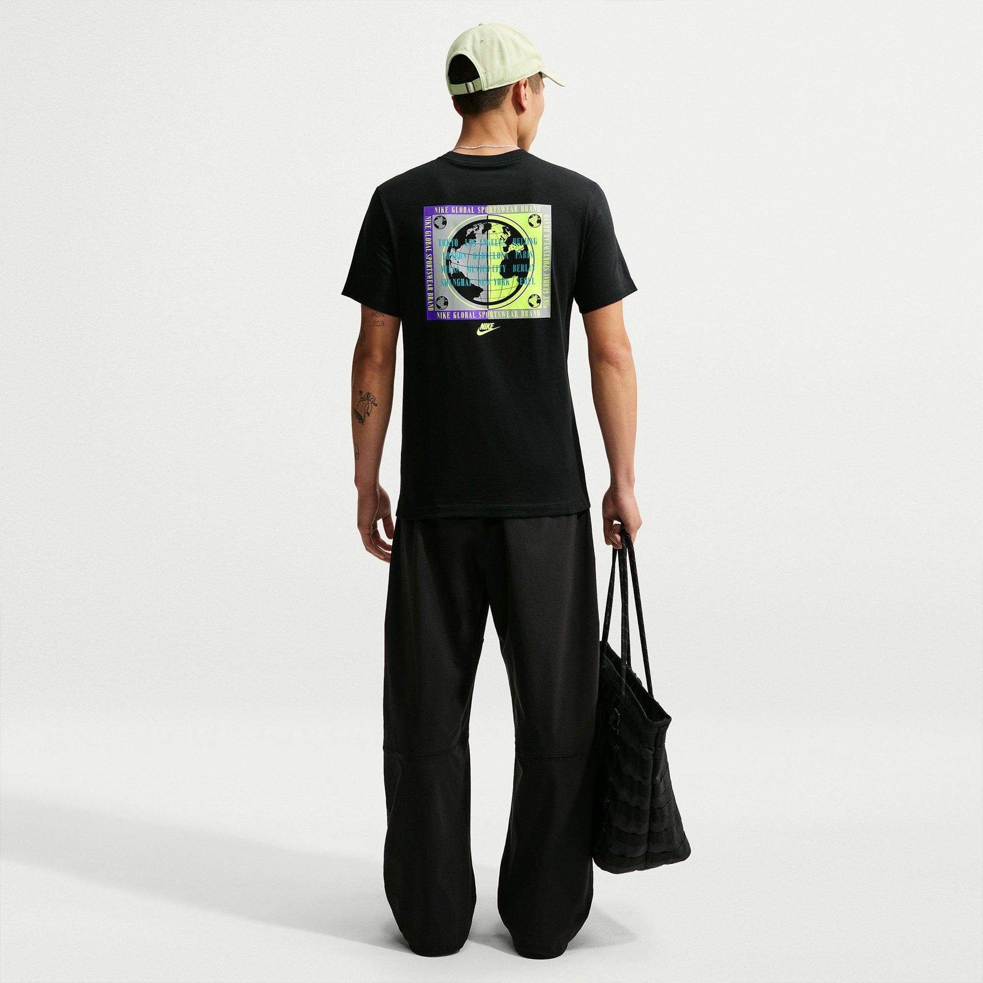 Black - Nike - Men's Globe T-Shirt - 5