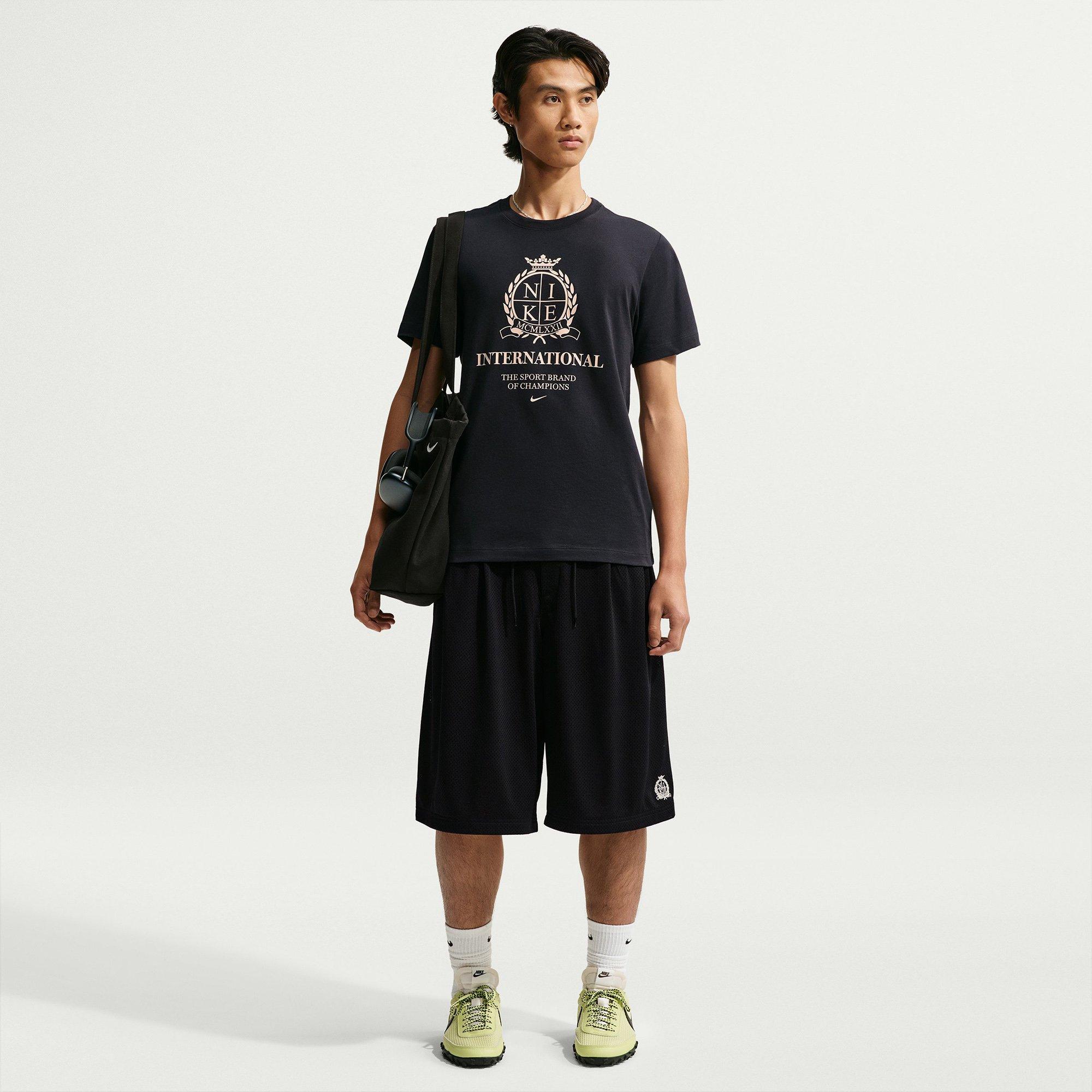 Black - Nike - Men's Club T-Shirt - 5