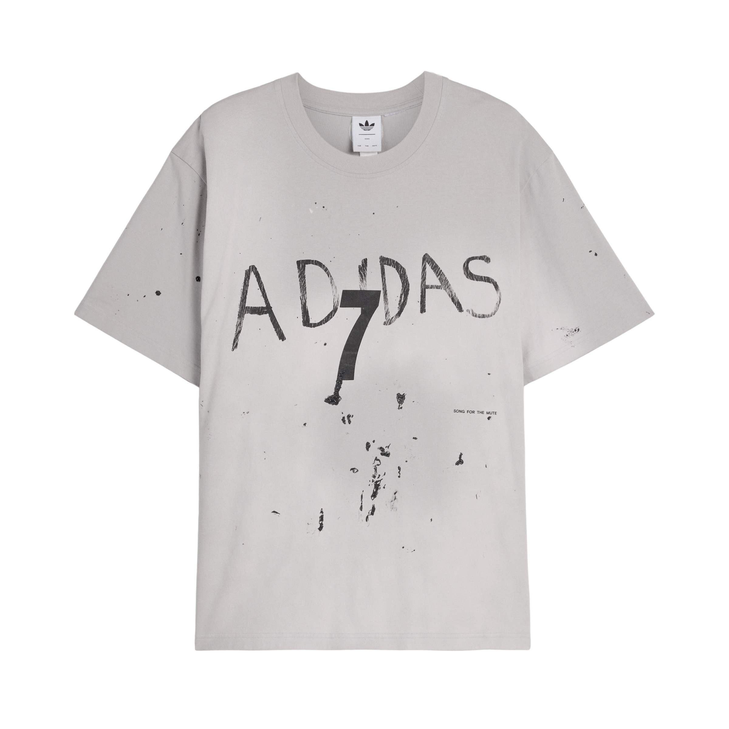 Grey - Adidas Originals x SFTM - AdOrSF Adi007 Tee Sn62 - 1
