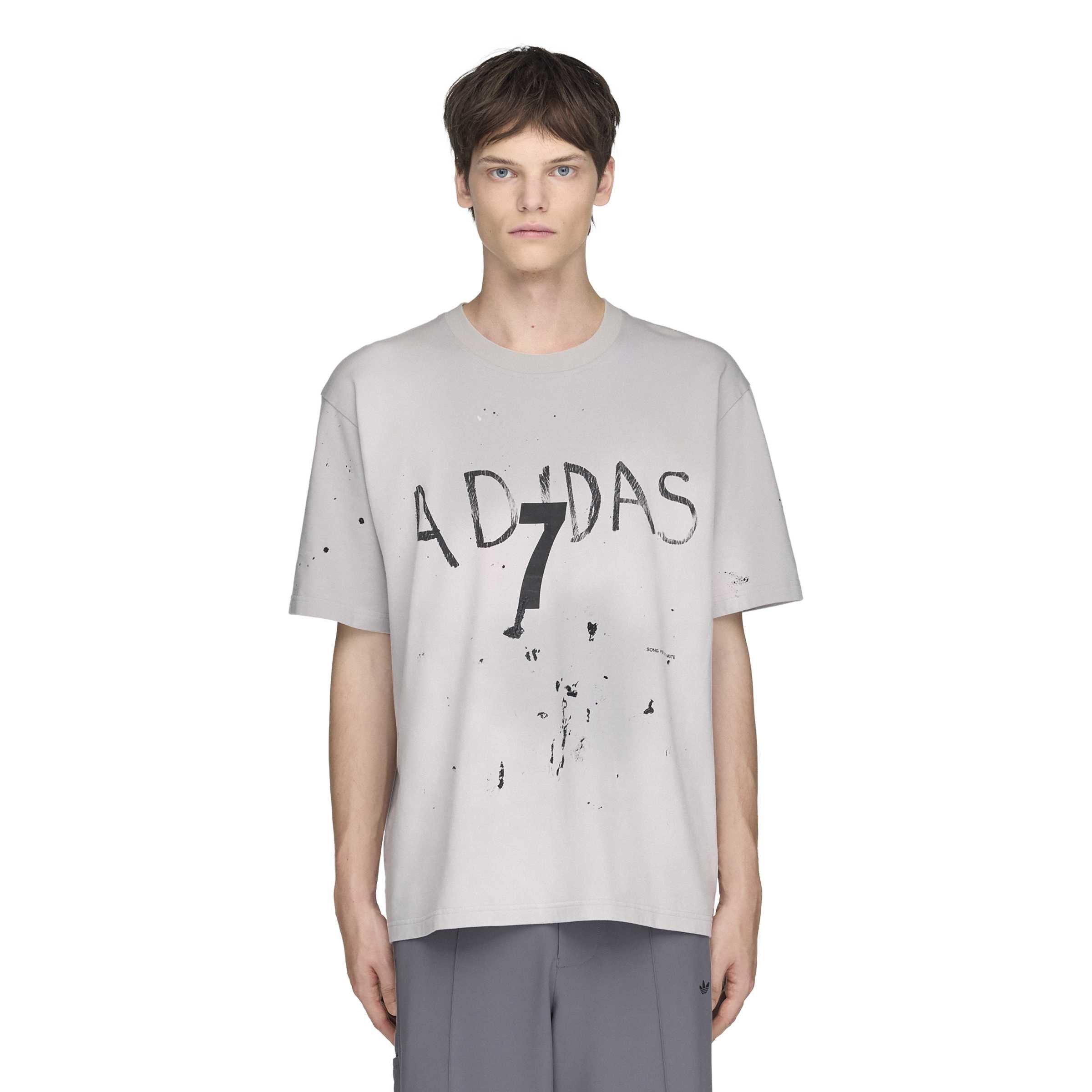 Grey - Adidas Originals x SFTM - AdOrSF Adi007 Tee Sn62 - 3