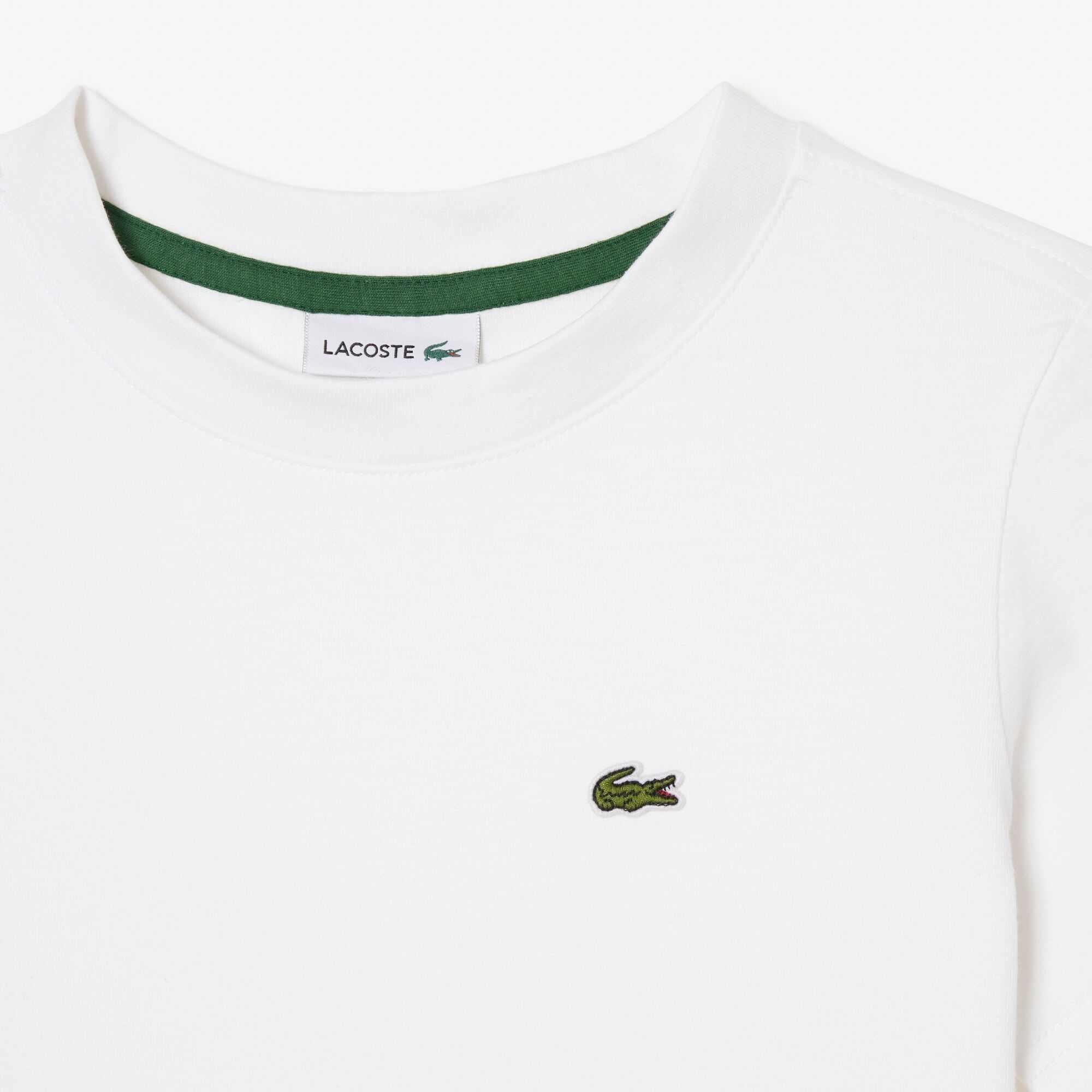 White 09 - Lacoste - Boys' Regular Fit Basic T-Shirt - 6