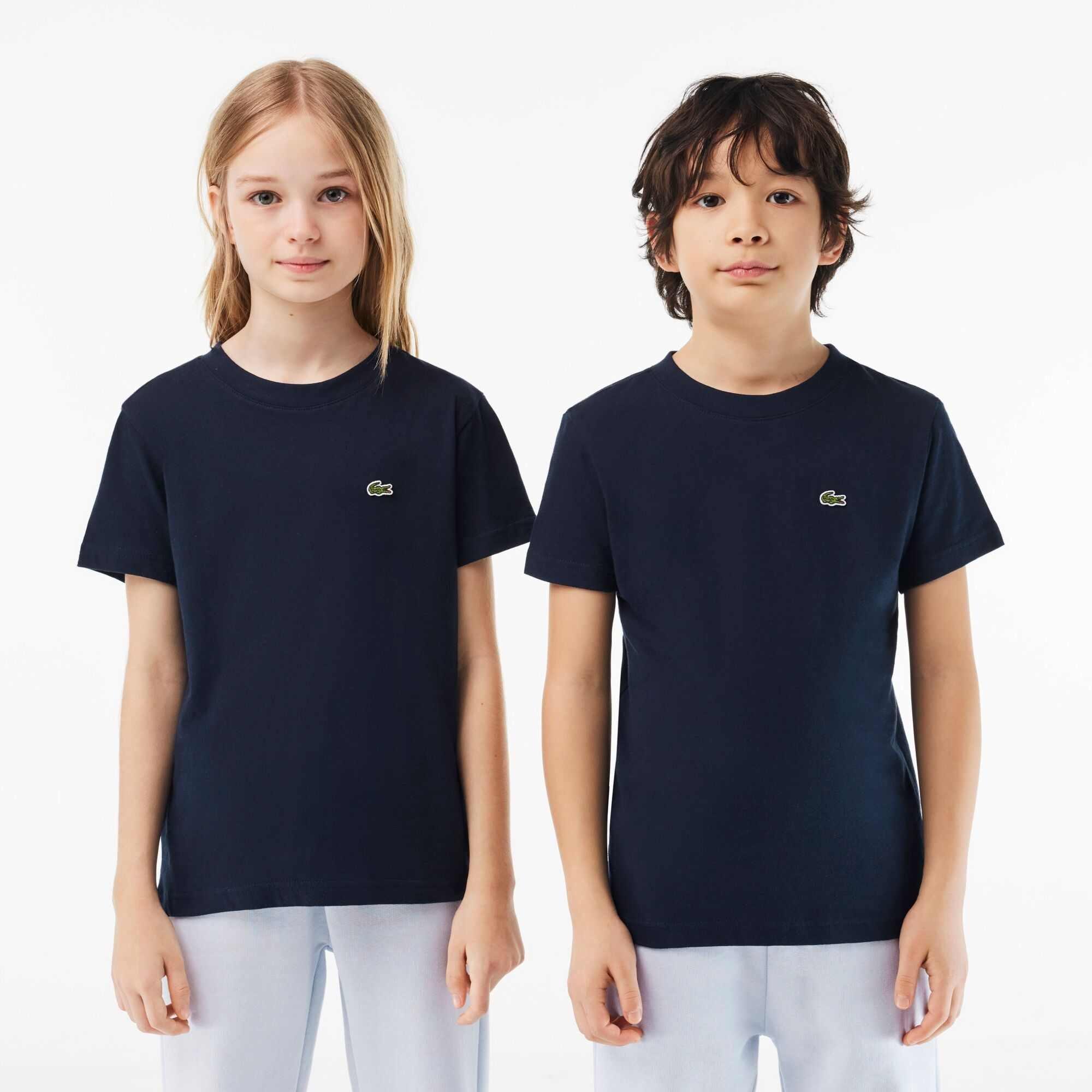 Lacoste Boys ' Regular Fit Basic T-Shirt - Navy 09 - 4 Years