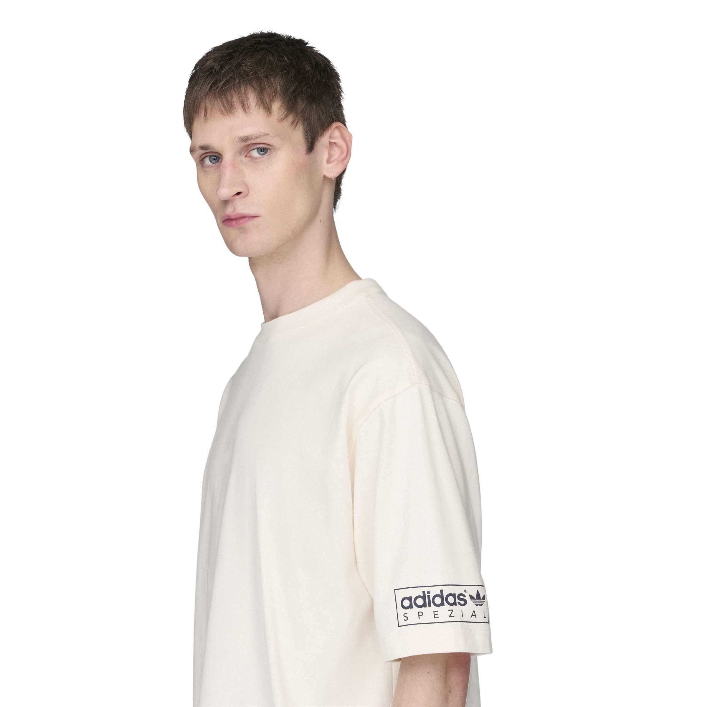 White - adidas - Men's Mod SPZL T-Shirt - 4