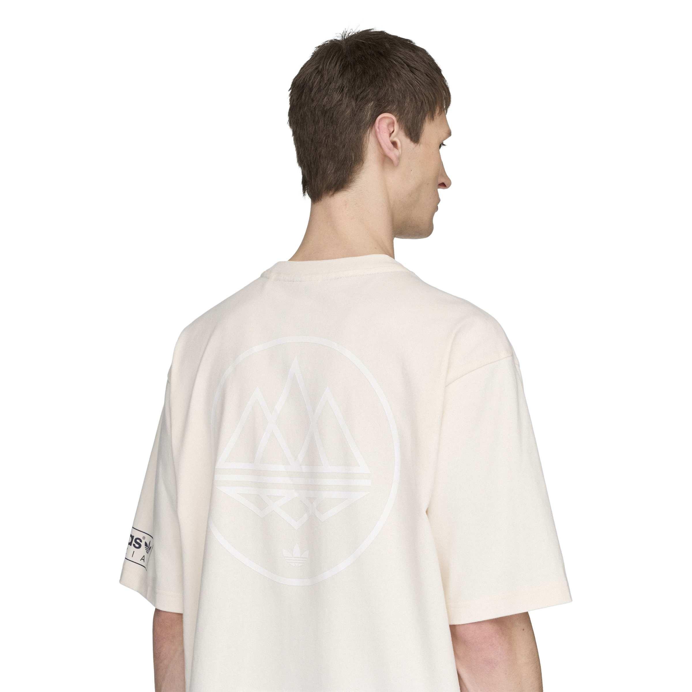 White - adidas - Men's Mod SPZL T-Shirt - 5