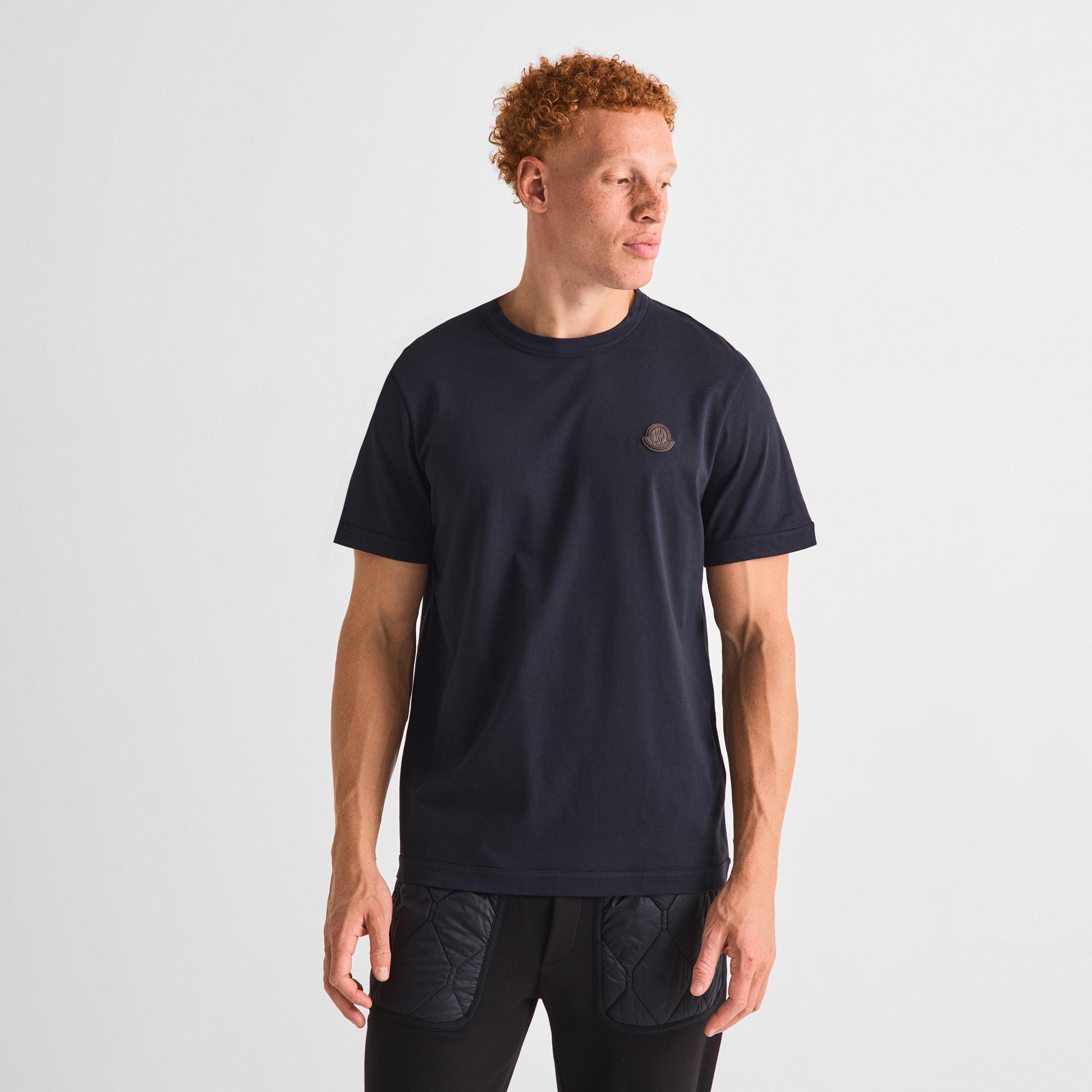 Navy 778 - Moncler - Men's Edit Cotton Short-Sleeve T-Shirt - 3