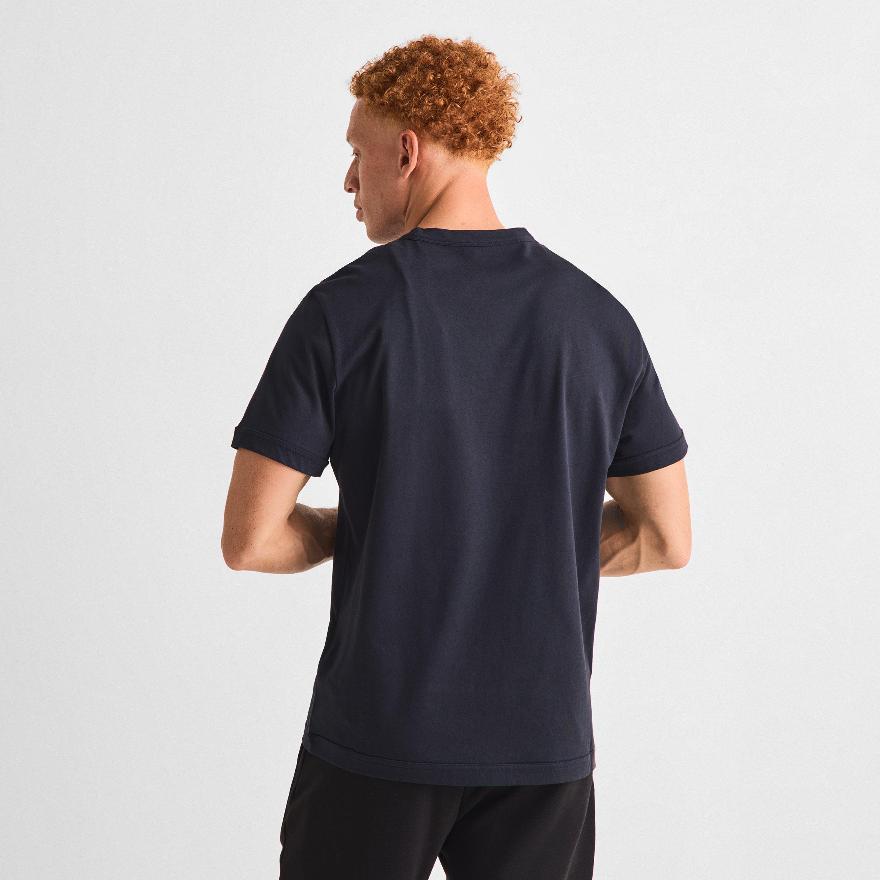 Navy 778 - Moncler - Men's Edit Cotton Short-Sleeve T-Shirt - 4