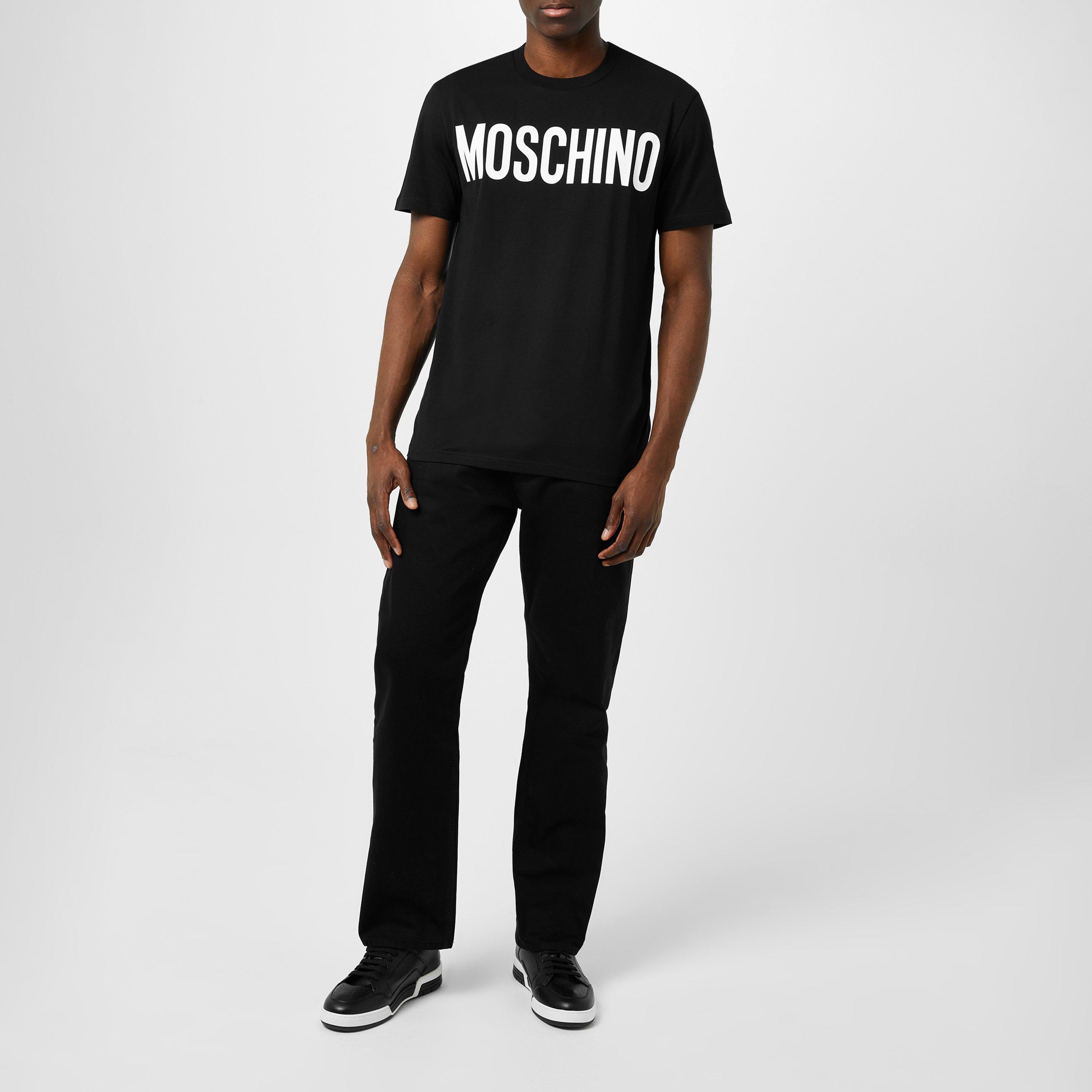 Black A1555 - Moschino - Logo T Shirt - 4