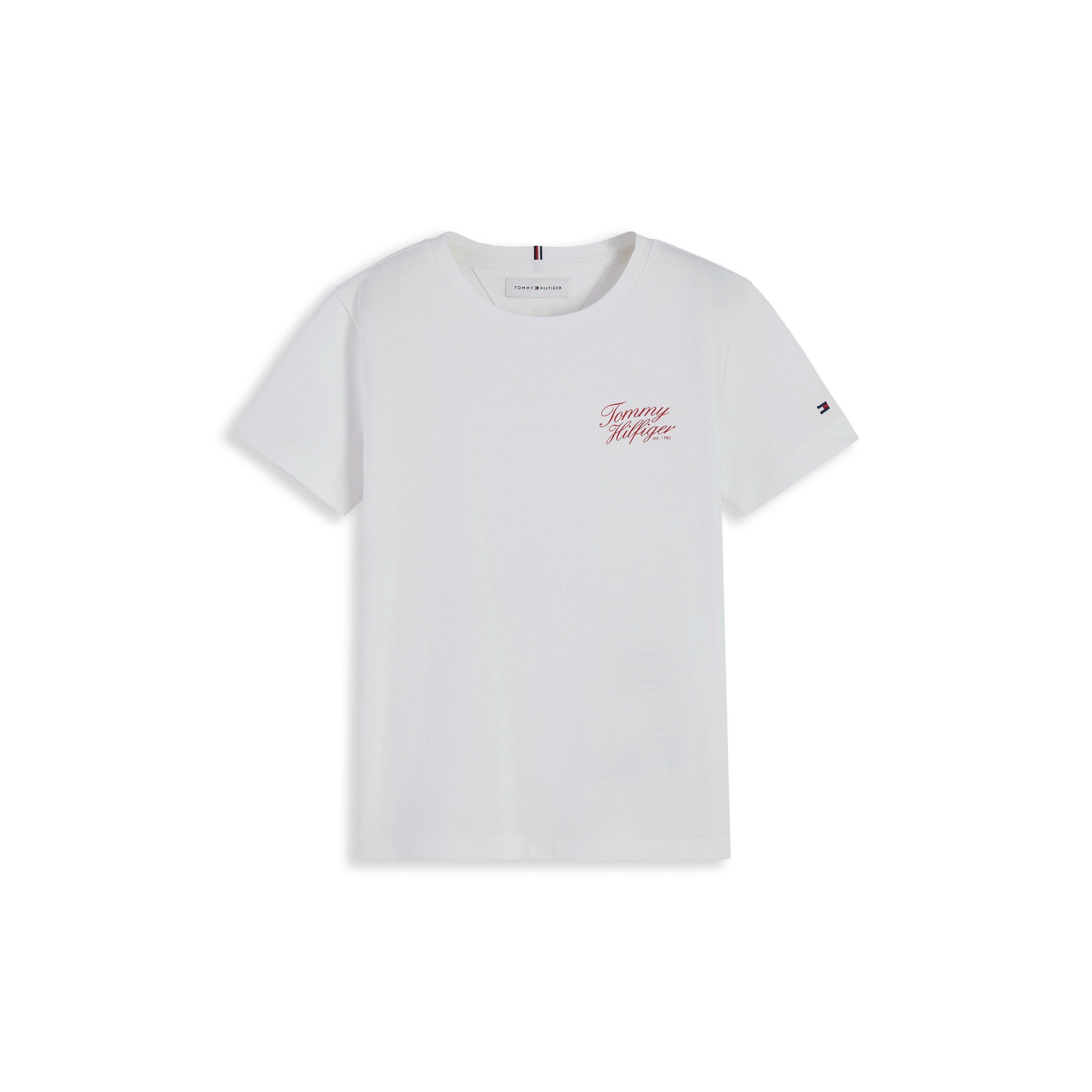 White YBR - Tommy Hilfiger - Tommy SS Script Tee Jn64 - 1