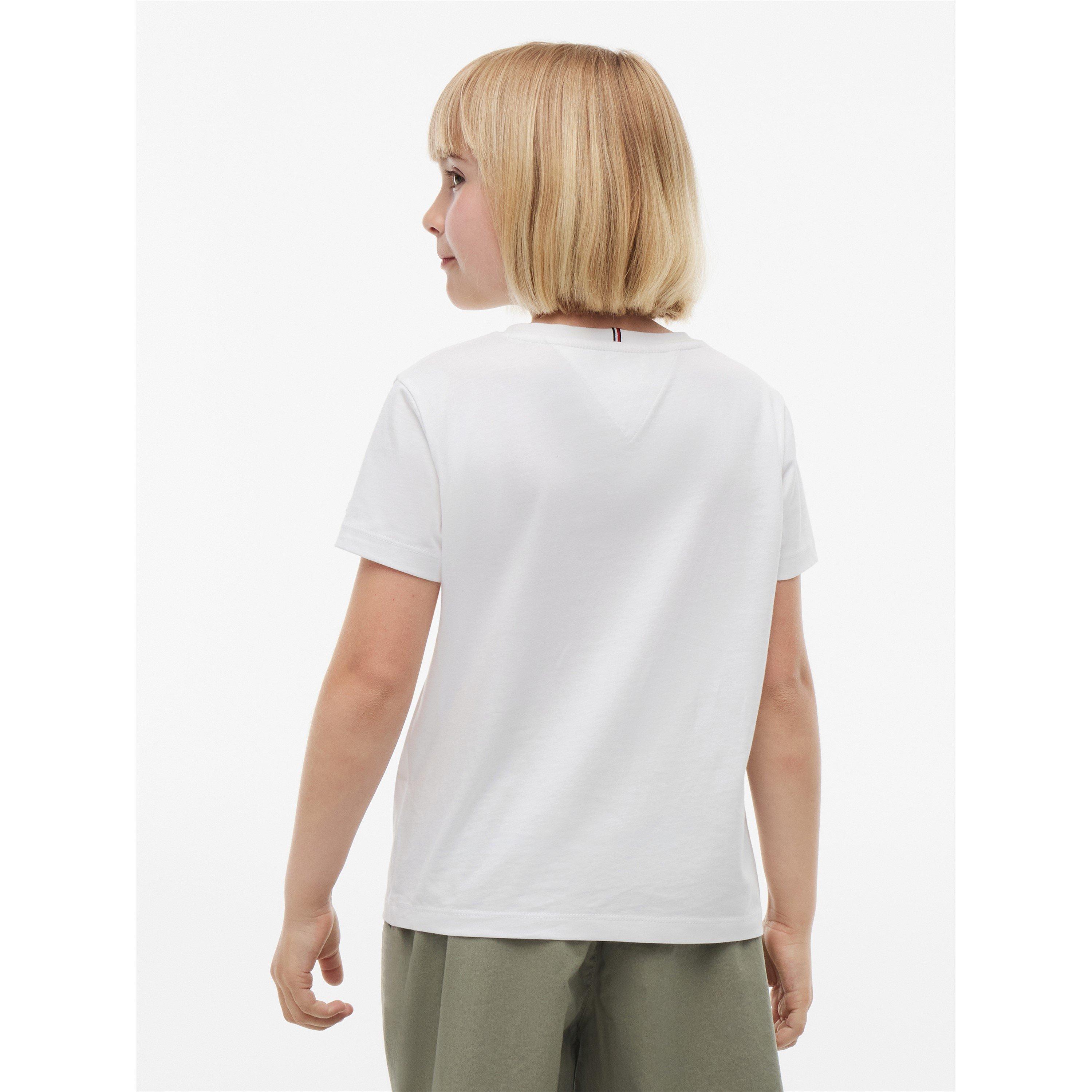 White YBR - Tommy Hilfiger - Tommy SS Script Tee Jn64 - 5
