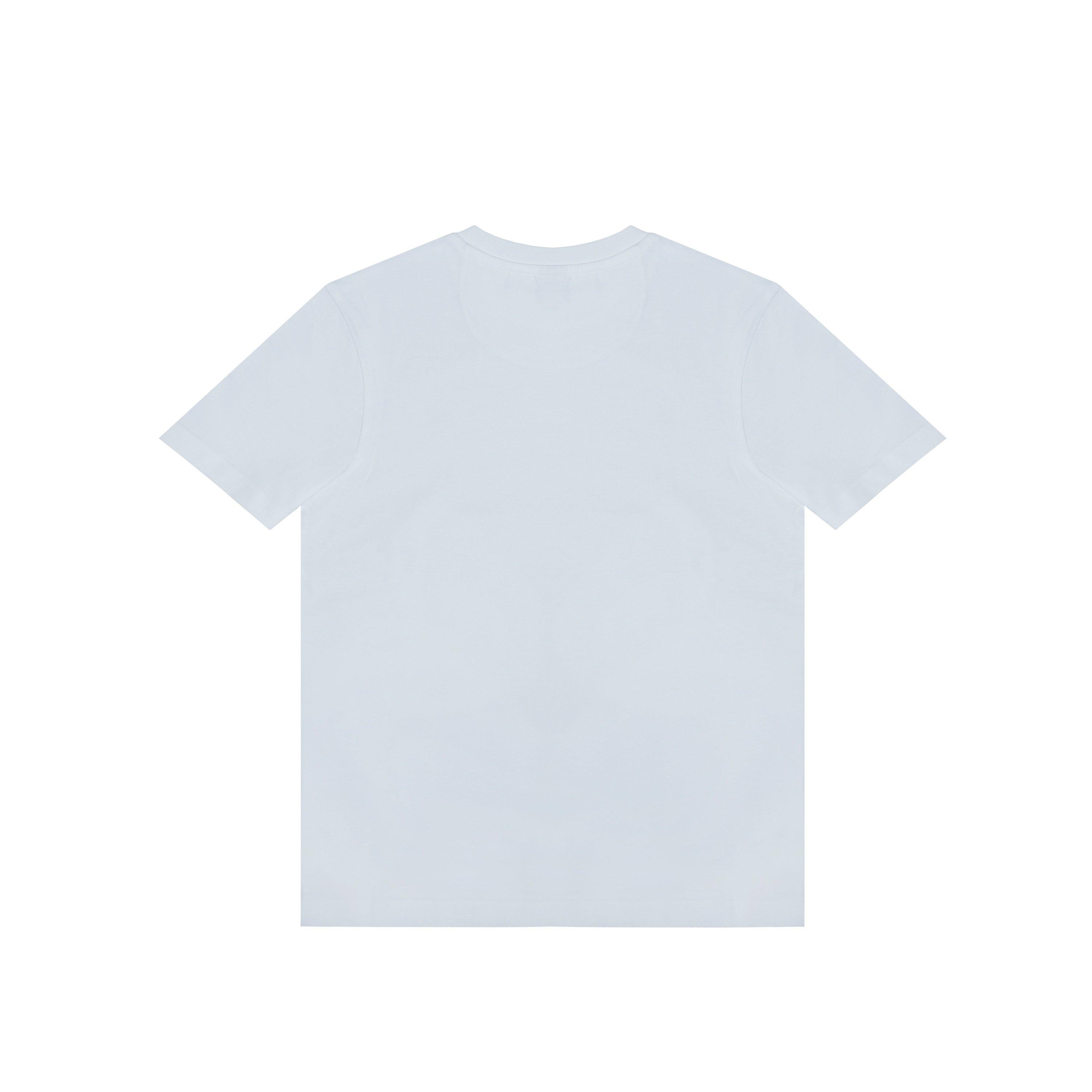 White - Fabric - 5pack T-Shirts - 3