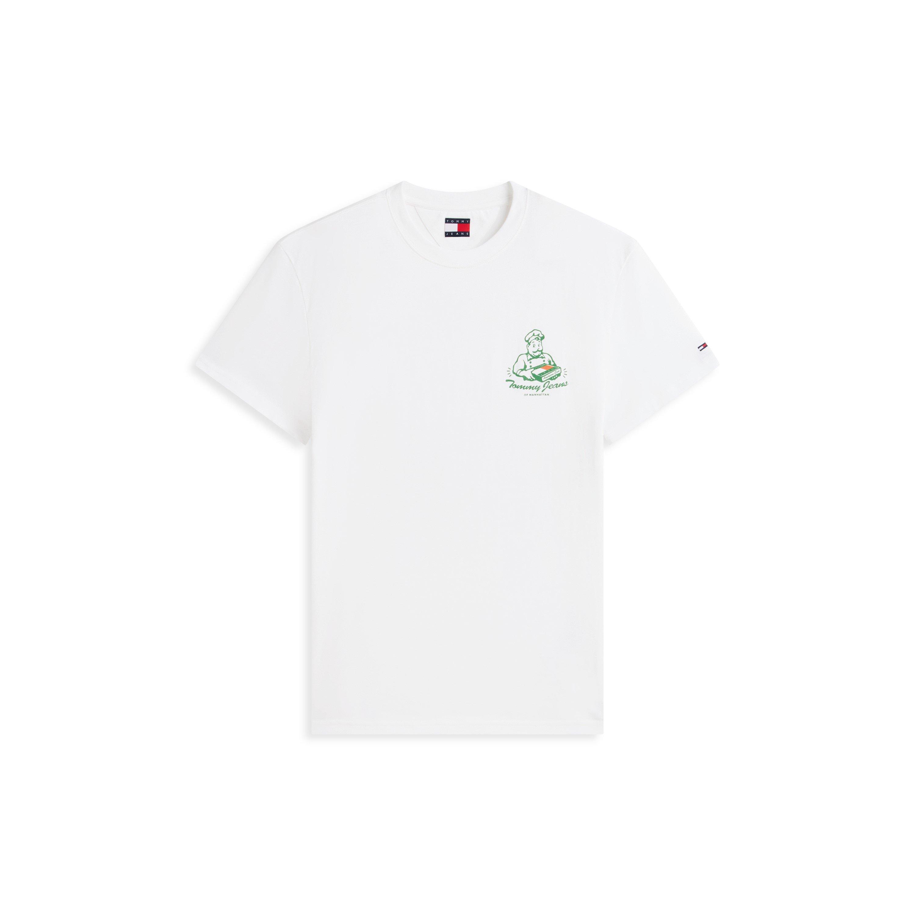 Ecru - Tommy Jeans - TJ Nvtly Pizza T Sn64 - 1