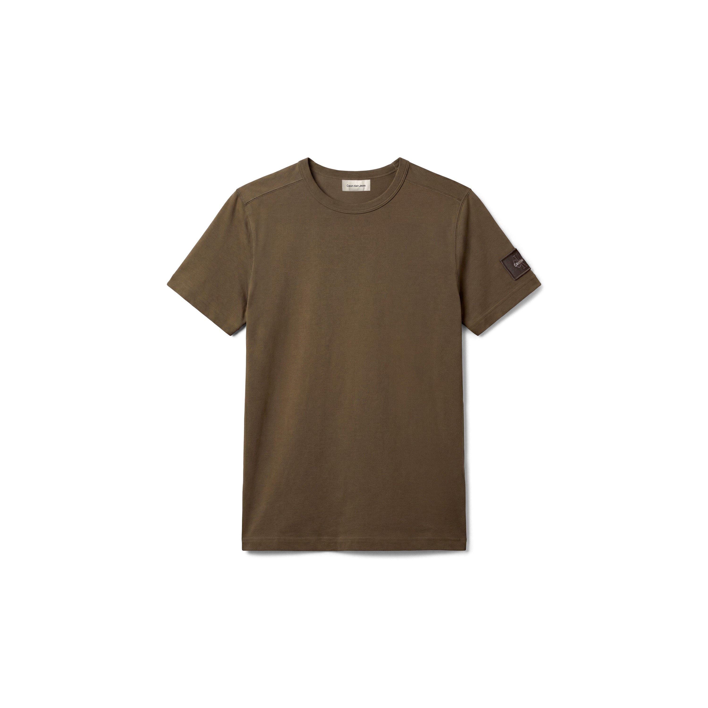 Calvin Klein Jeans Men's Badge Logo Cotton Short-Sleeve T-Shirt