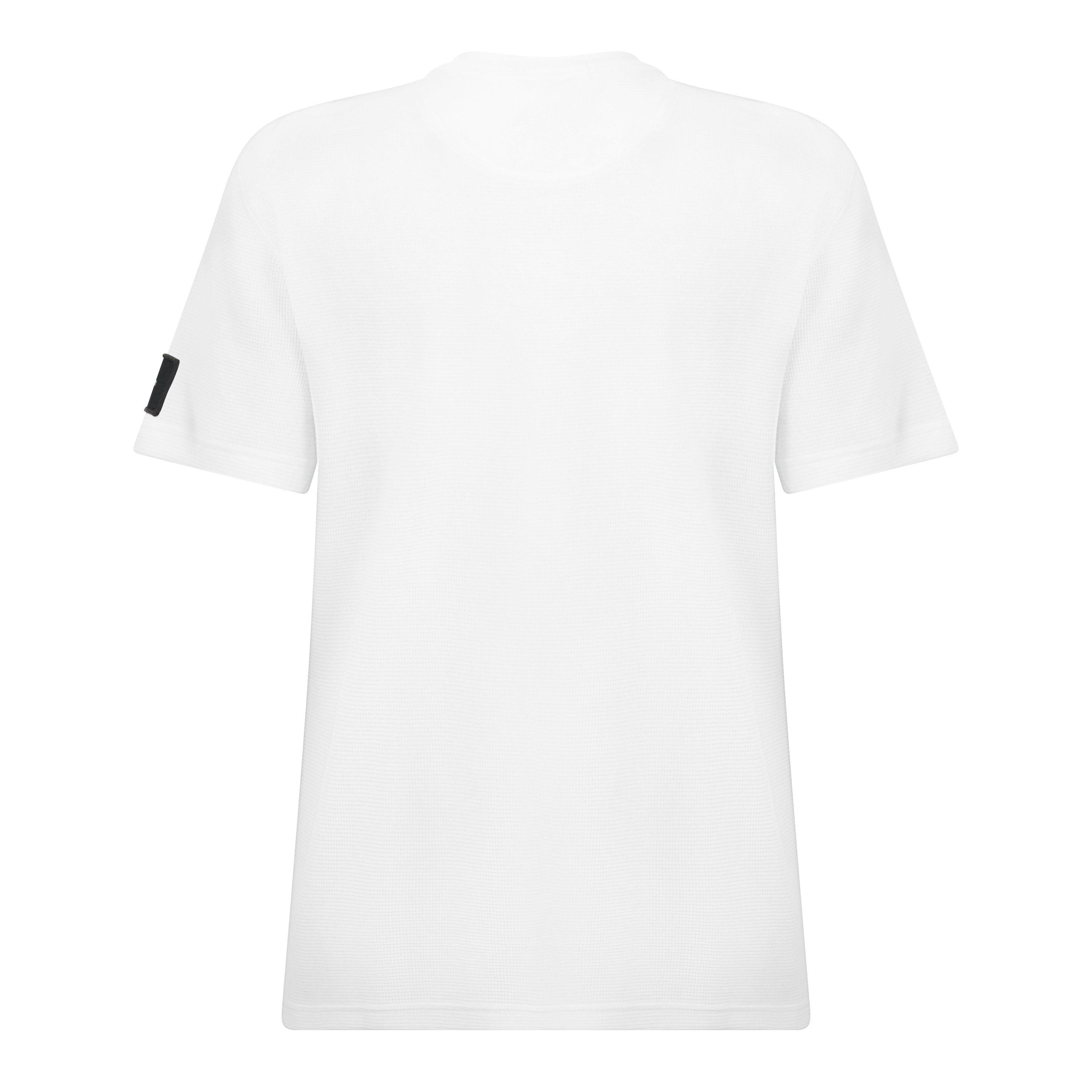Bijeli YAF - Calvin Klein Jeans - Men's Waffle Badge Cotton T-Shirt - 2