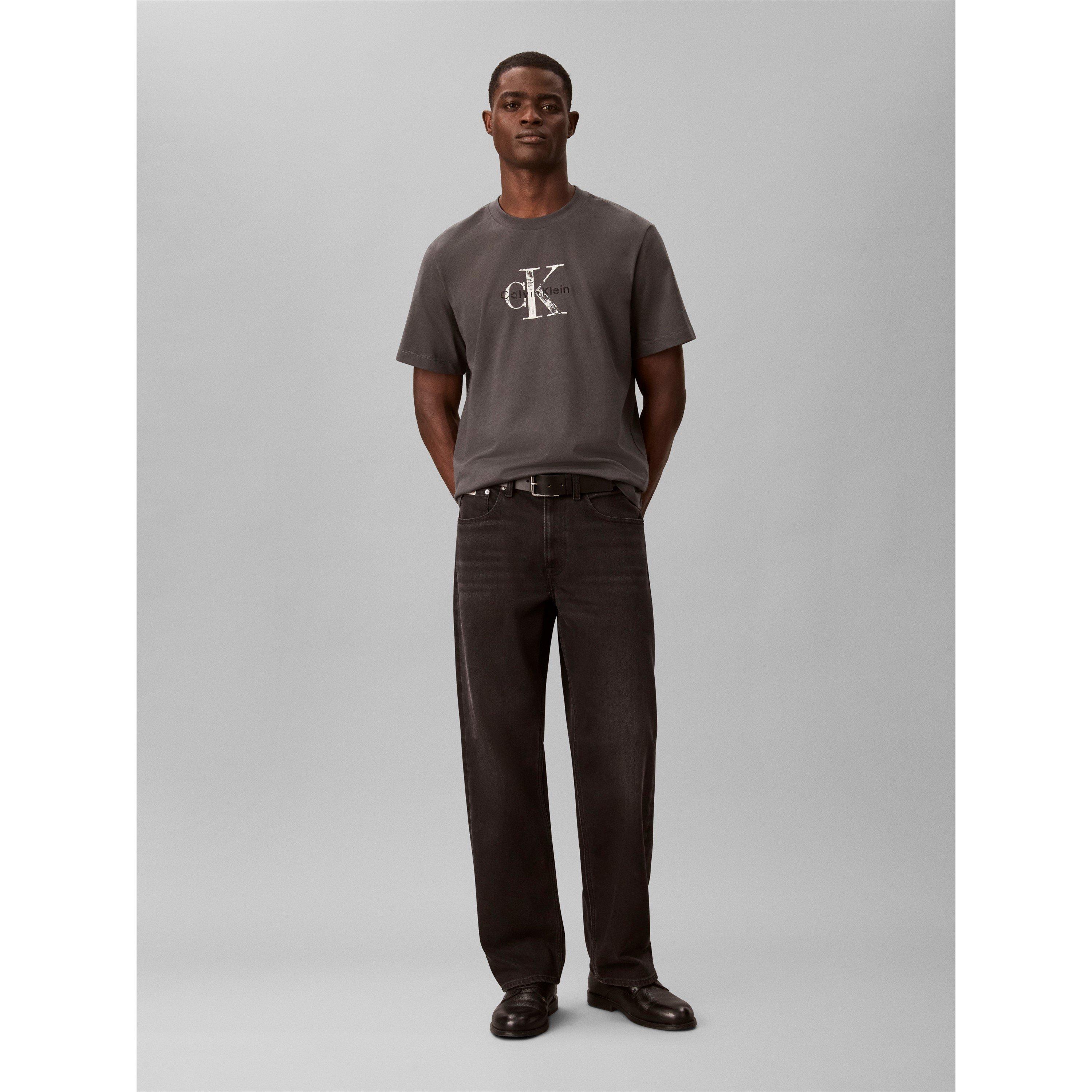 Volcanic Ash - Calvin Klein Jeans - CKJ Distressed Mnlgo Sn64 - 5
