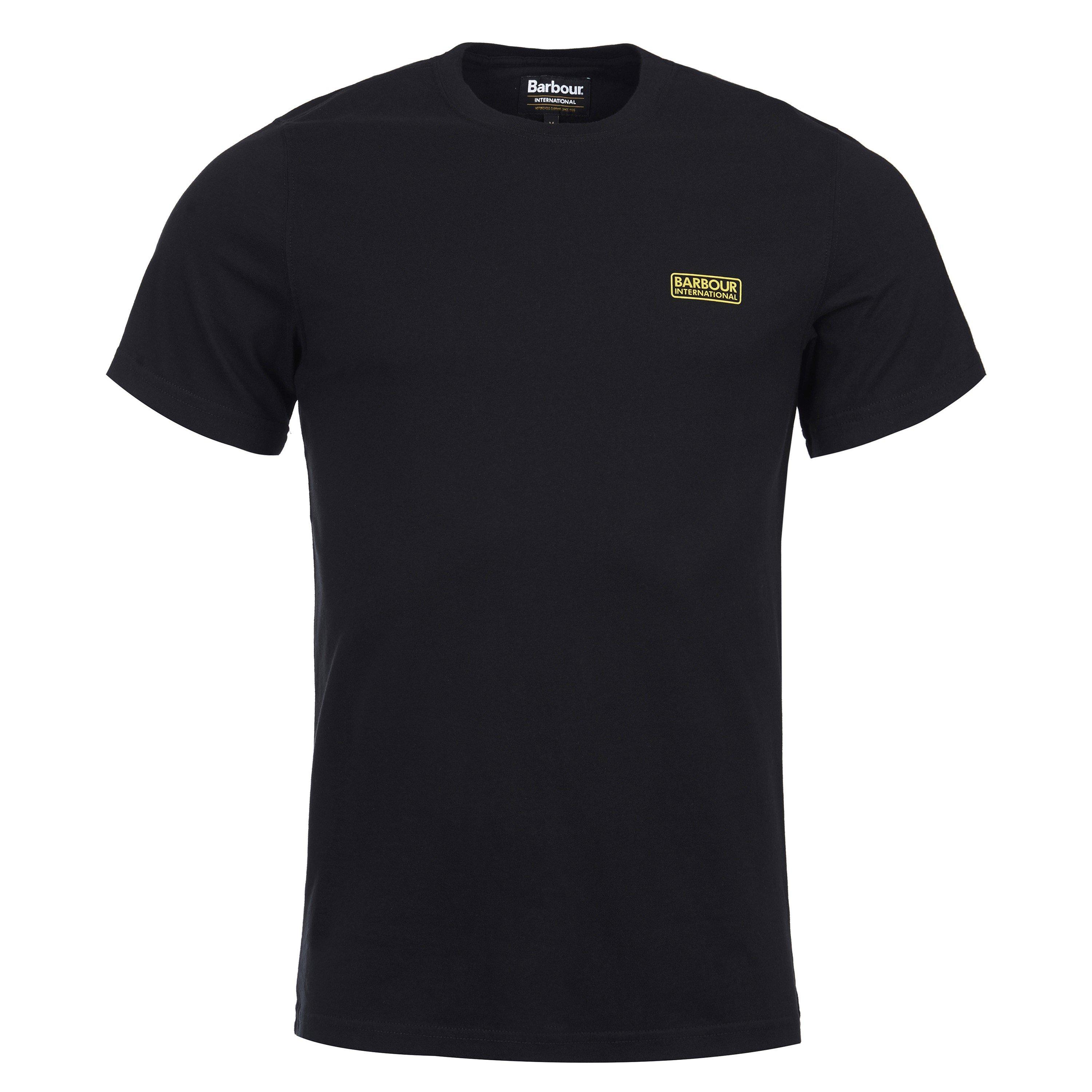 Black BK31 - Barbour International - Mens Small Logo T-Shirt - 7
