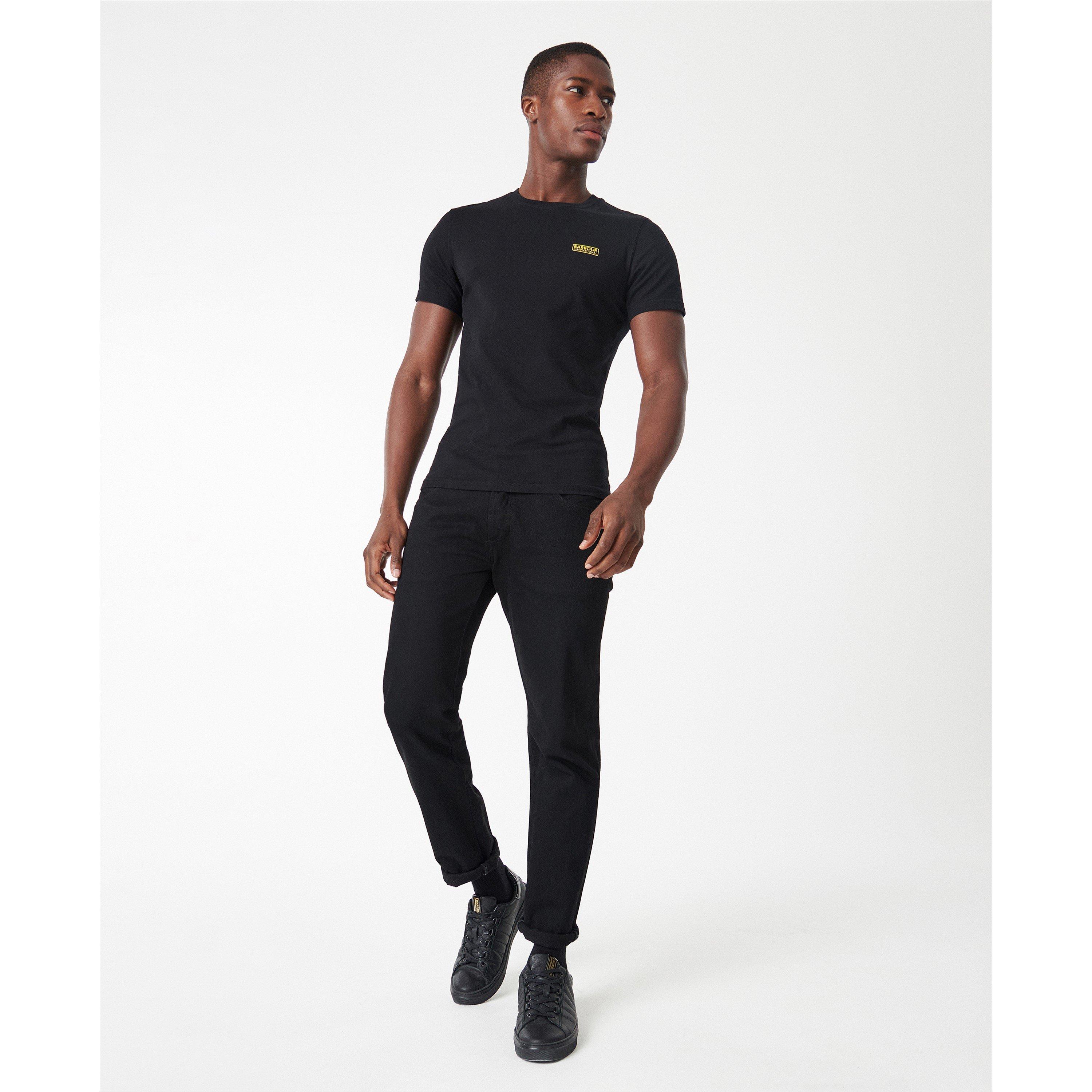 Black BK31 - Barbour International - Mens Small Logo T-Shirt - 3