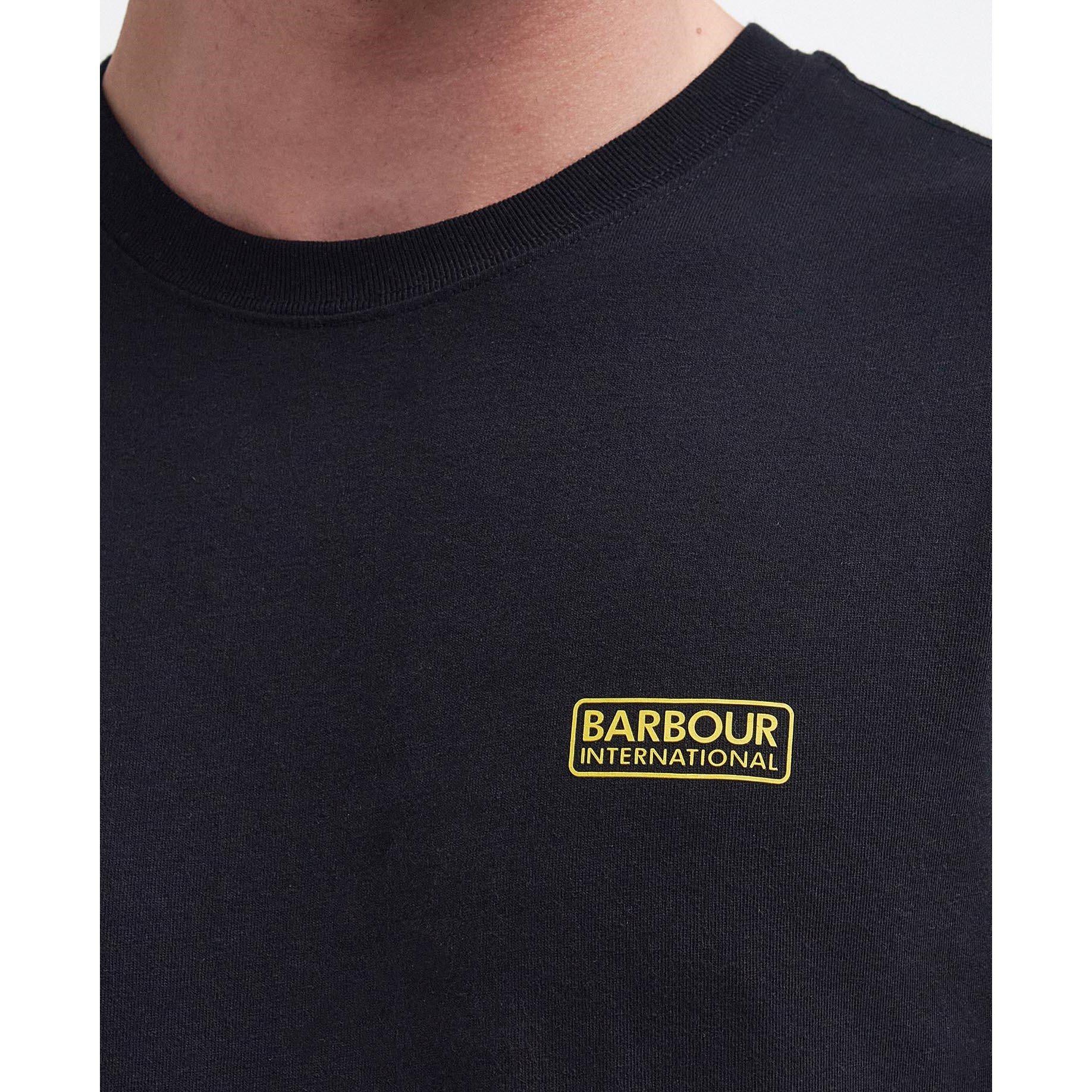 Black BK31 - Barbour International - Mens Small Logo T-Shirt - 4