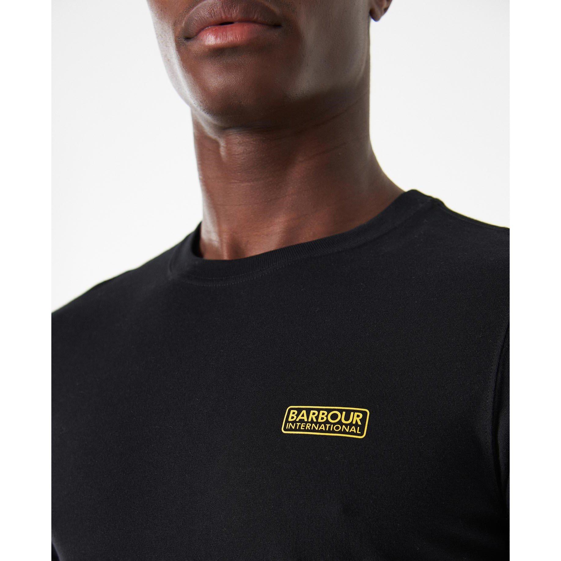 Black BK31 - Barbour International - Mens Small Logo T-Shirt - 6