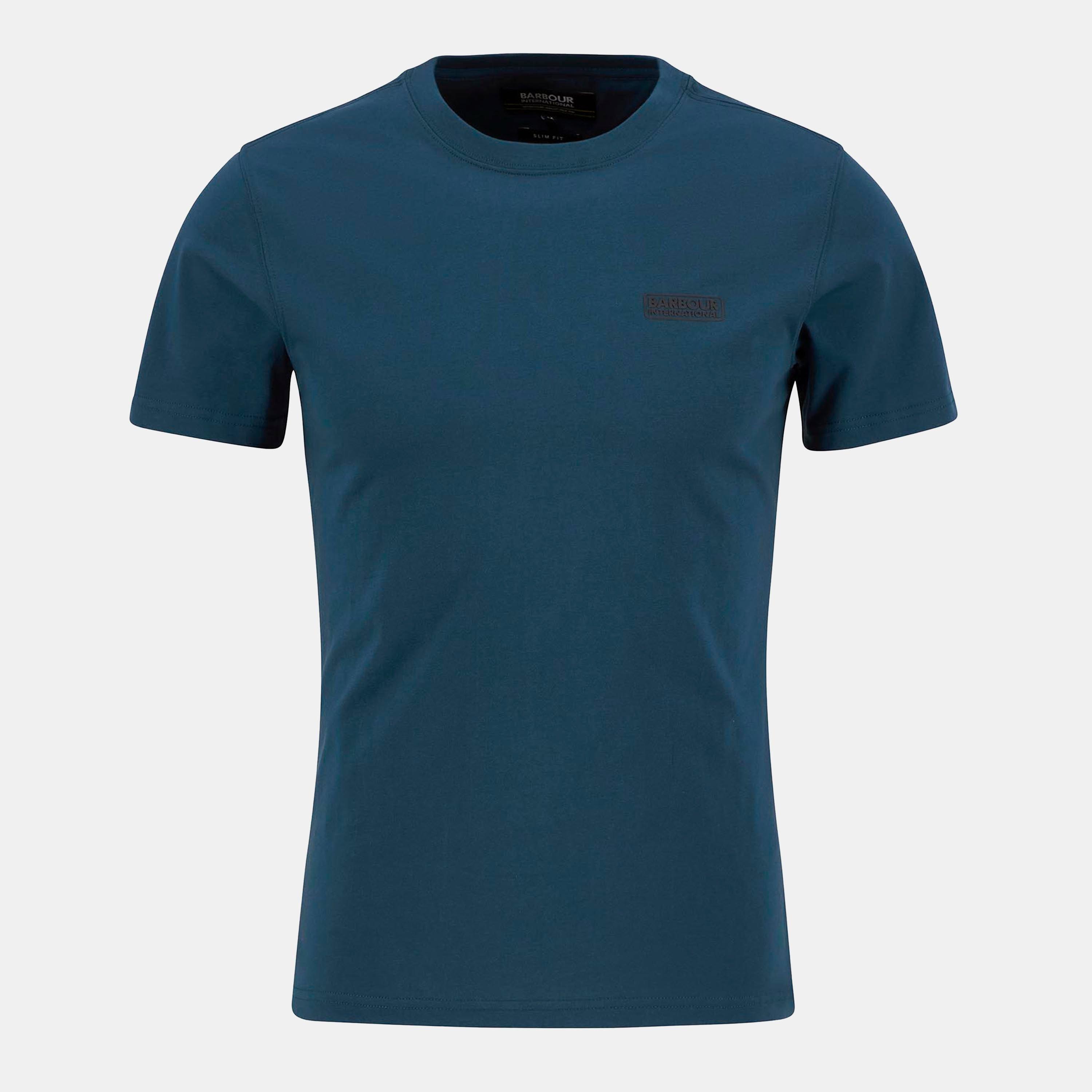 Barbour International Men's Small Logo T-Shirt - Shaded Emerald - S