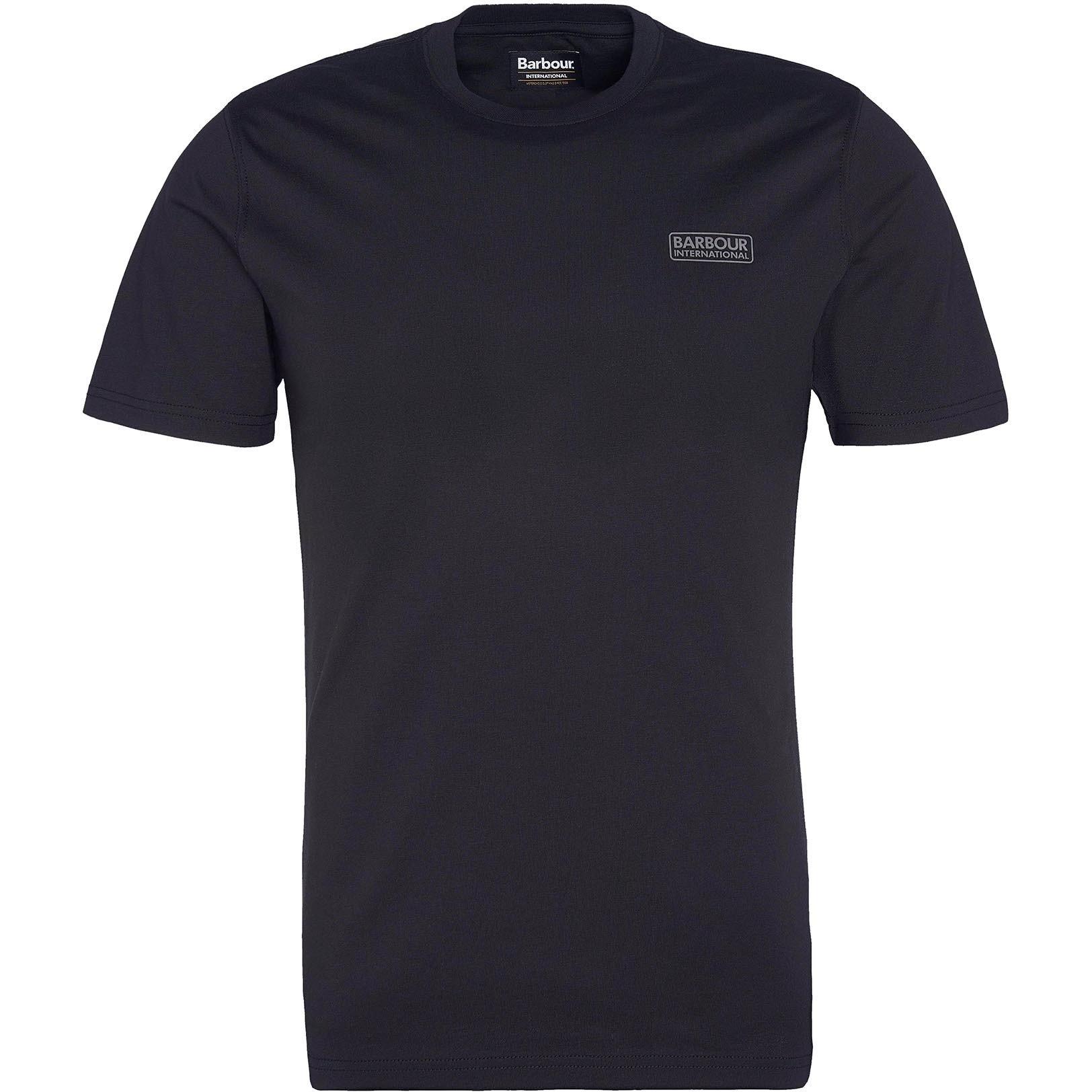 Black/Blk BK71 - Barbour International - Mens Small Logo T-Shirt - 6
