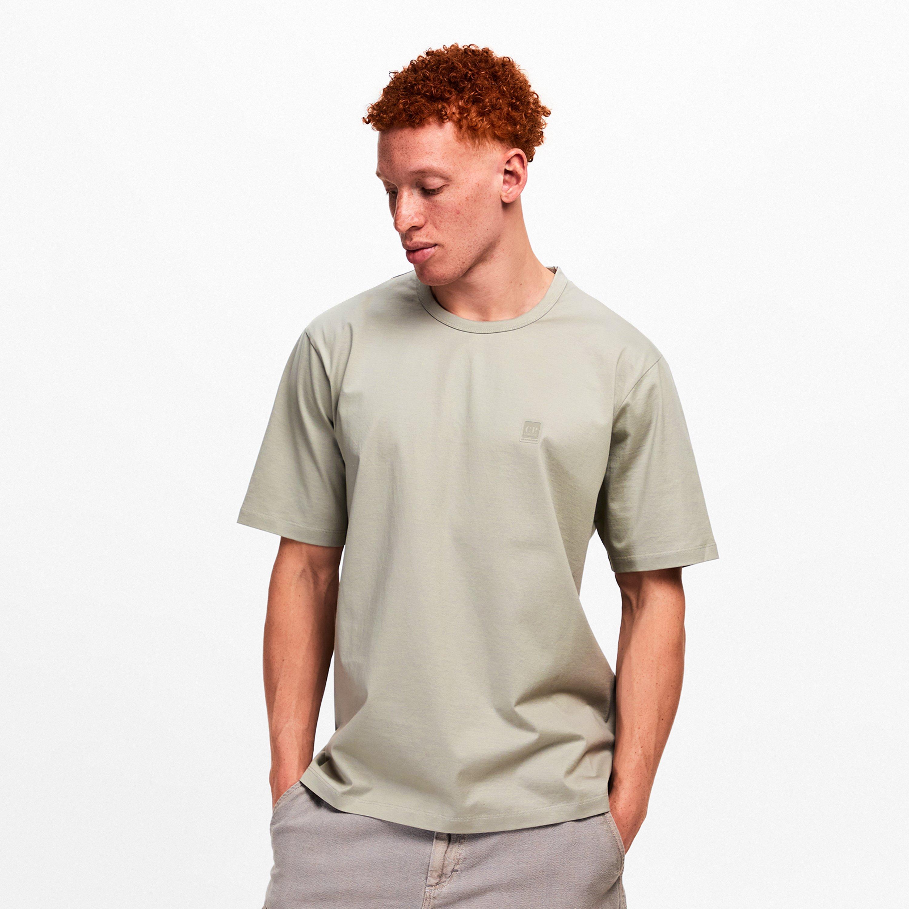 Flint Grey 936 - CP Company - CP Logo T-Shirt Sn62 - 3