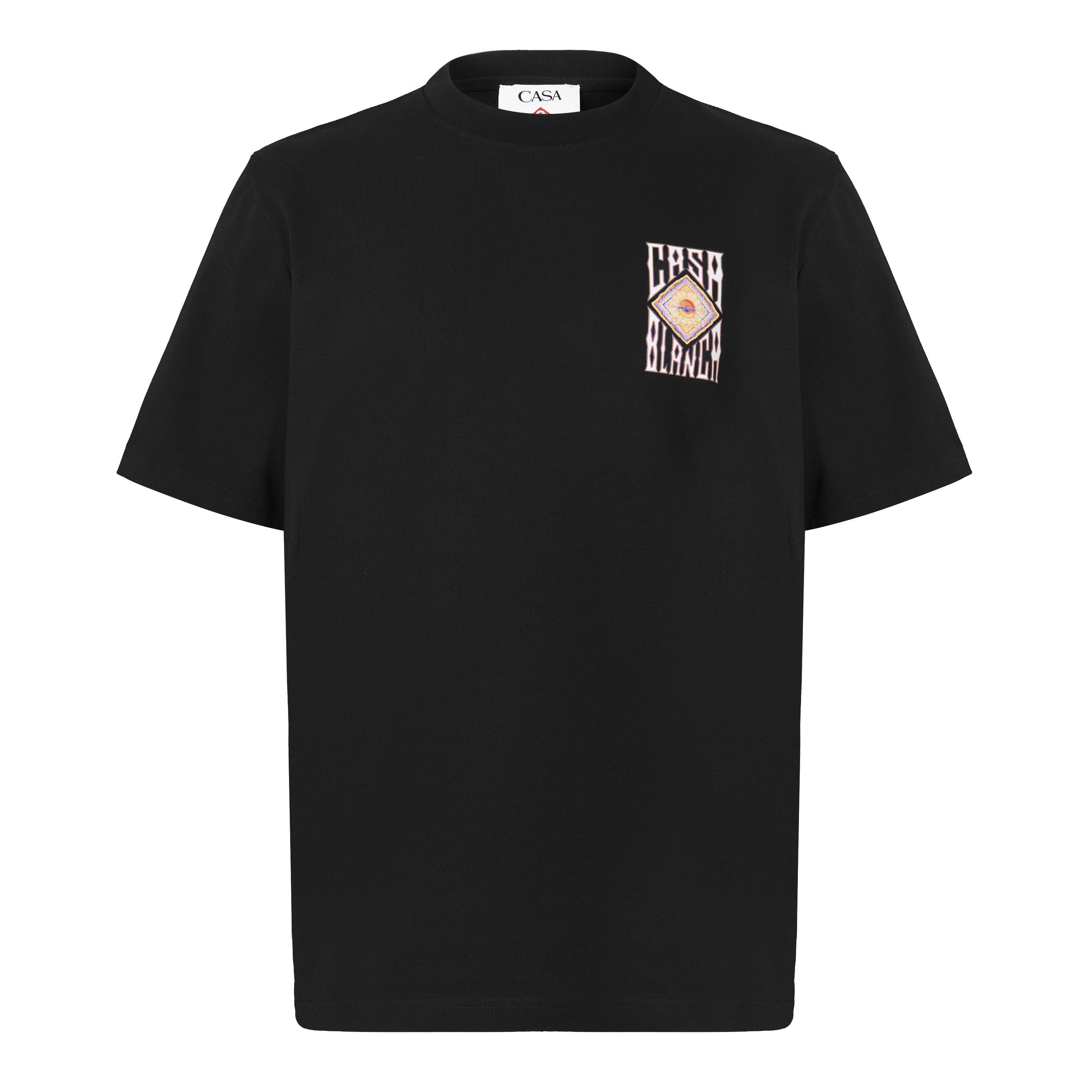 Casablanca , T-Shirts, Male, Black, S, Casa Way T-Shirt - Image 2