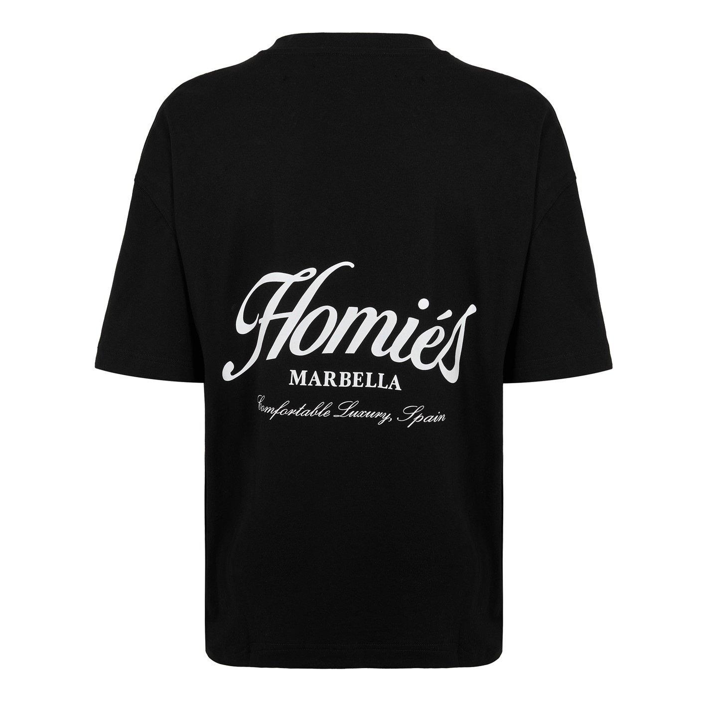 Black - Homies Marbella - HOMIES ESSENTIALS T-SHIRT BLACK - 2