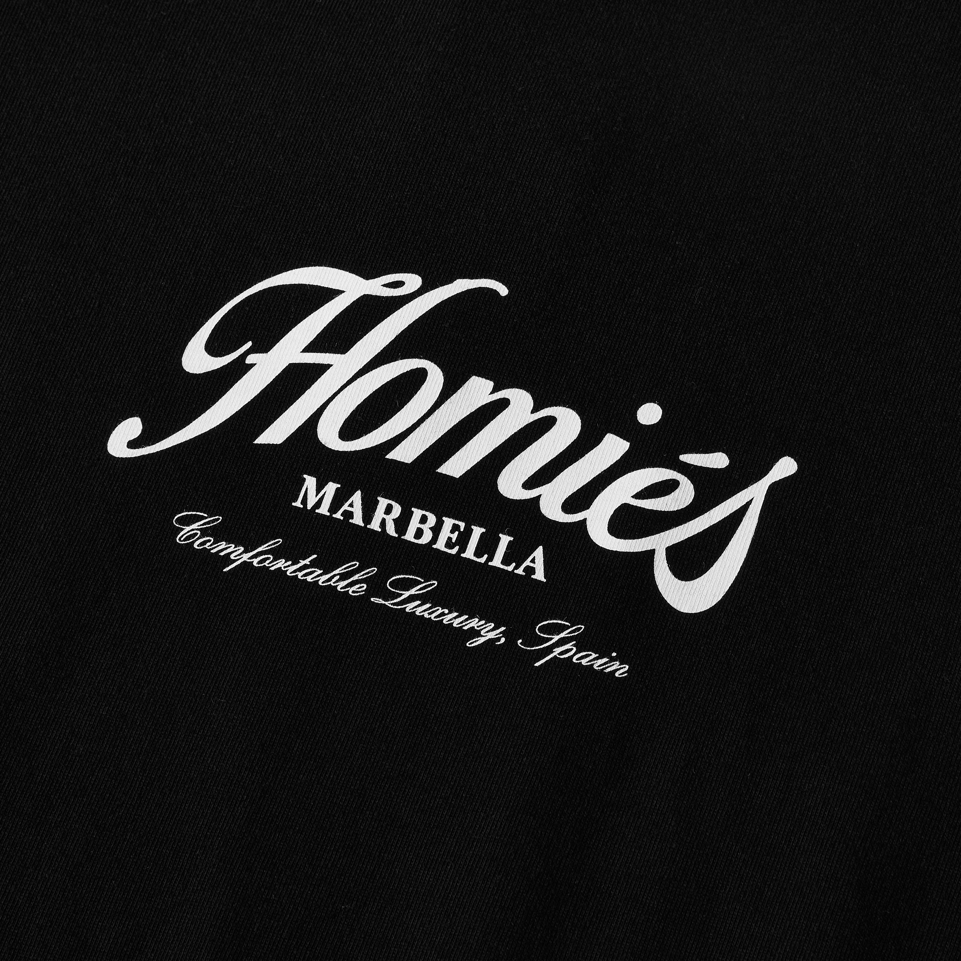 Black - Homies Marbella - HOMIES ESSENTIALS T-SHIRT BLACK - 5