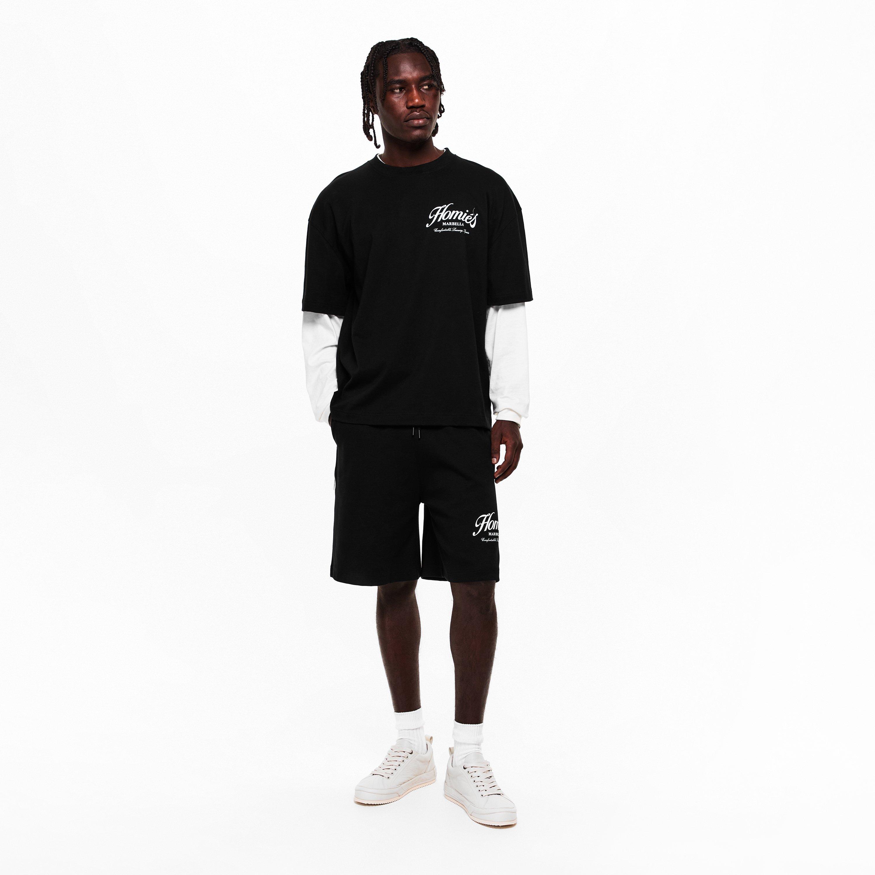 Black - Homies Marbella - HOMIES ESSENTIALS T-SHIRT BLACK - 6