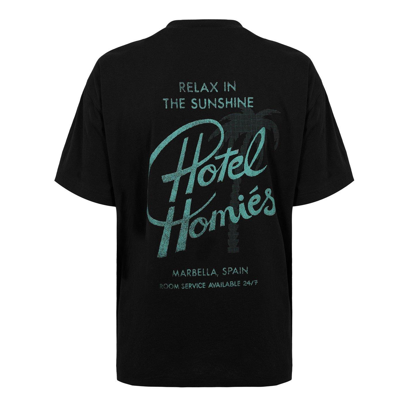 Black - Homies Marbella - HOMIES HOTEL T-SHIRT BLACK - 2