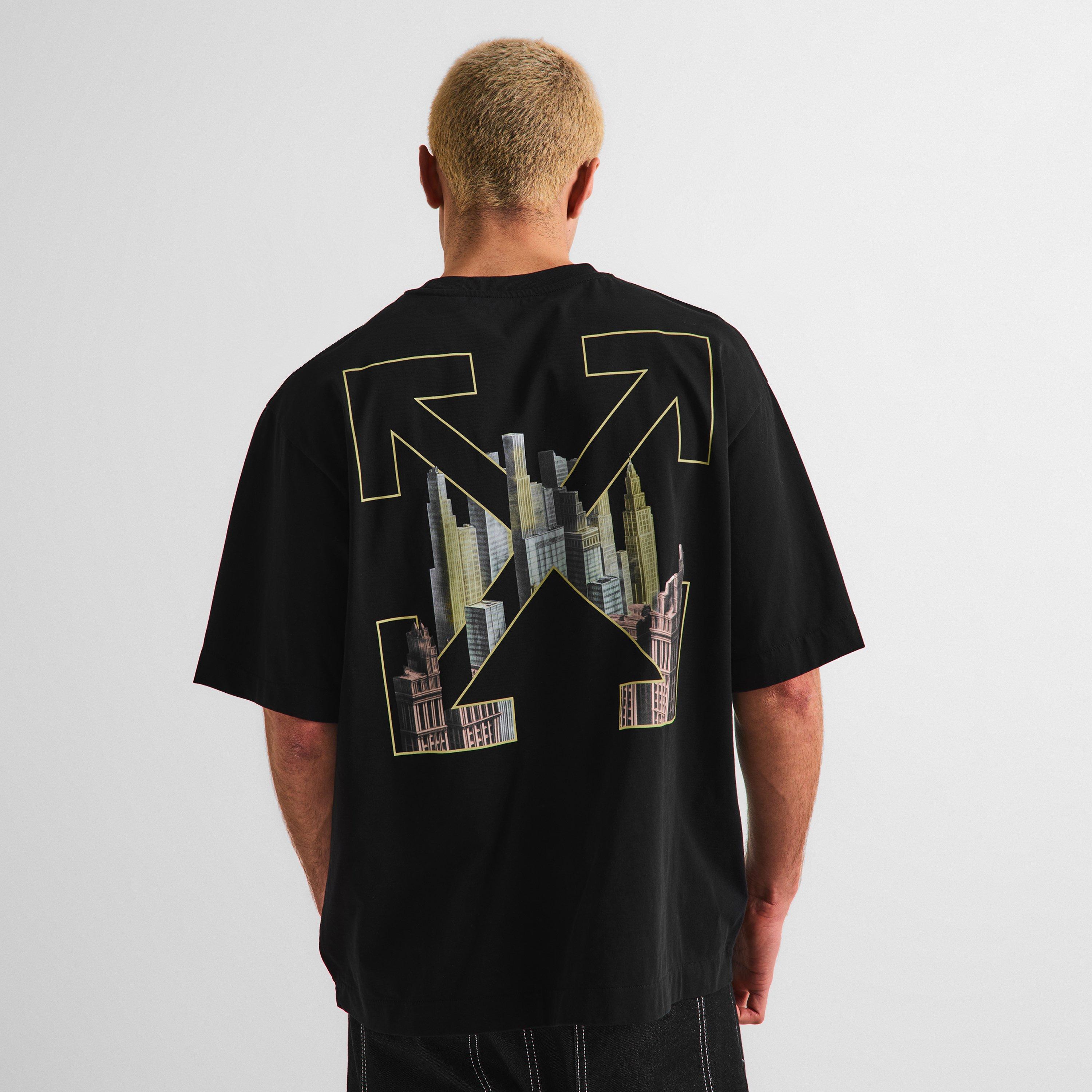 Black - Off White - Men's Palace Arrow Skate Tee T-Shirt - 4