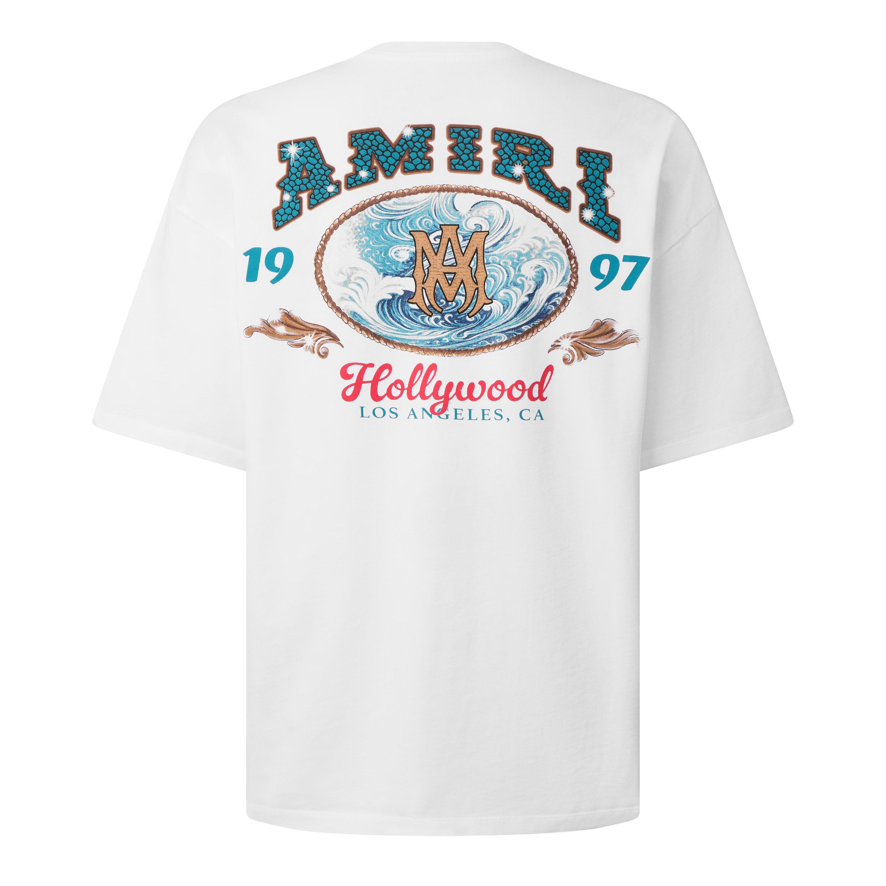 White - Amiri - Amiri Heart OS Tee Sn64 - 2