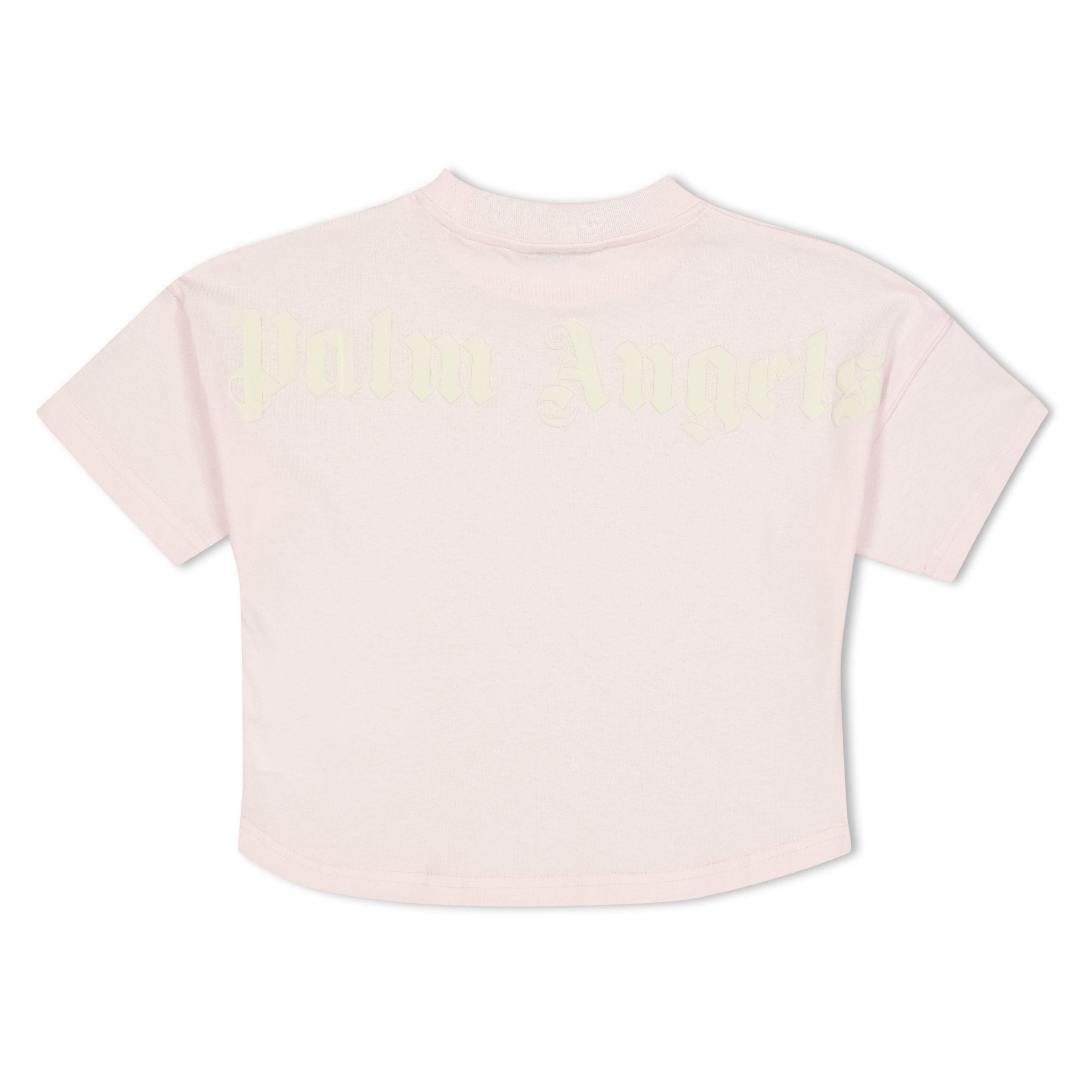 Pink 42 - Palm Angels - Kids' Logo Cotton T-Shirt - 2