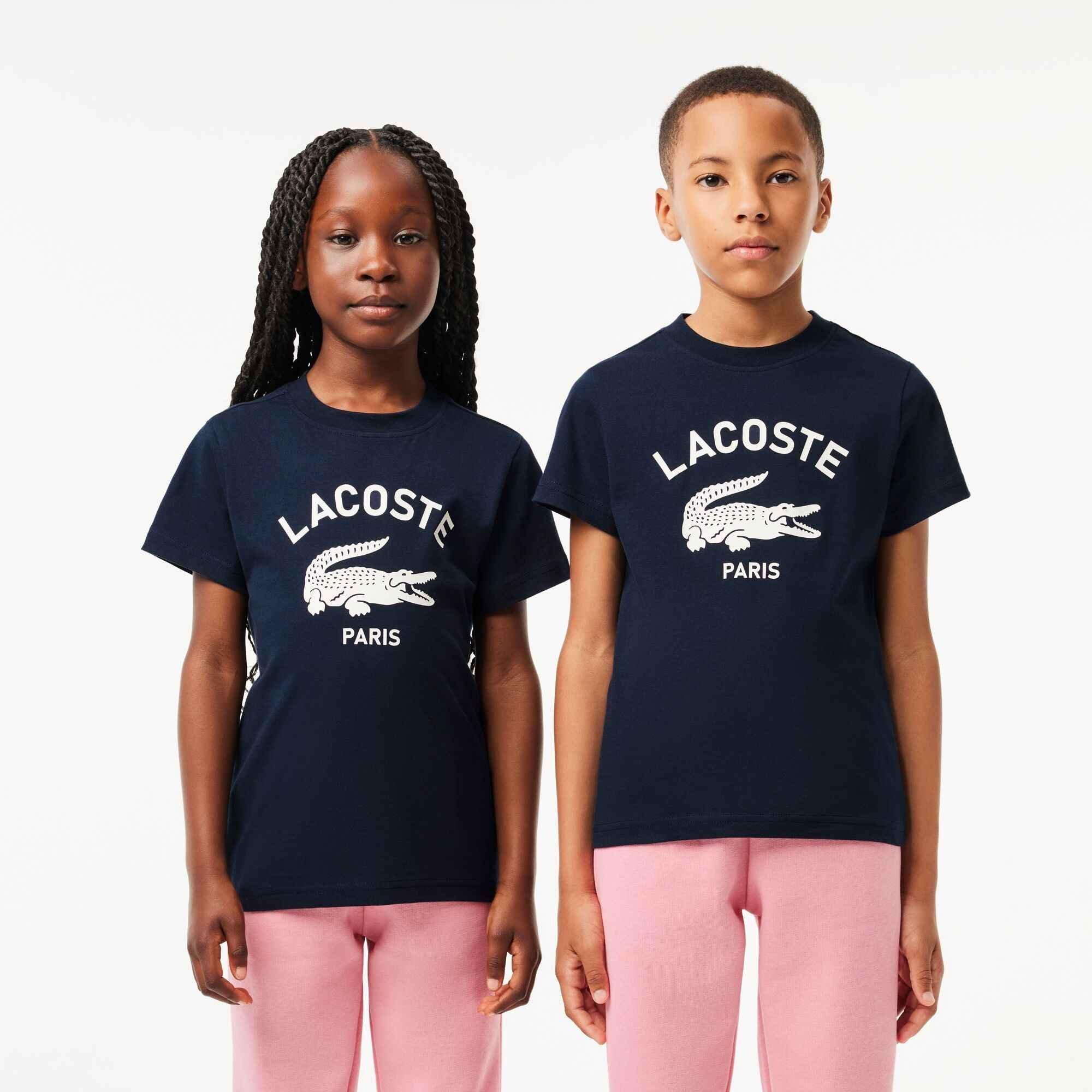 Navy 166 - Lacoste - Kids' Big Logo T-Shirt - 2