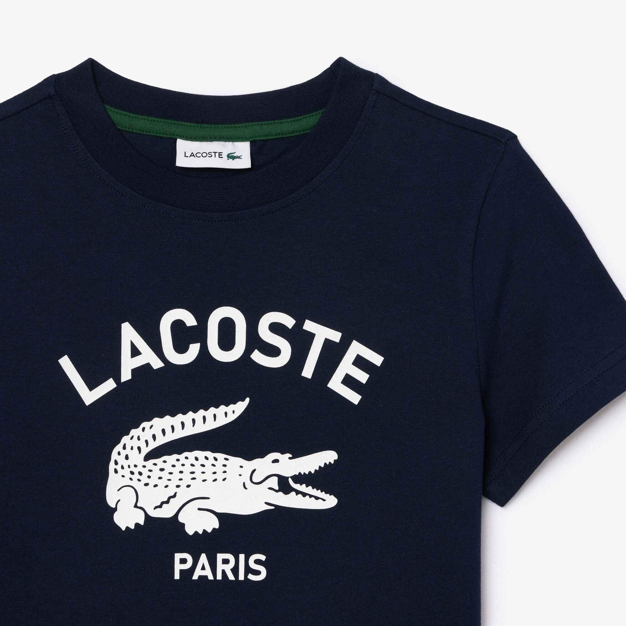 Navy 166 - Lacoste - Kids' Big Logo T-Shirt - 7