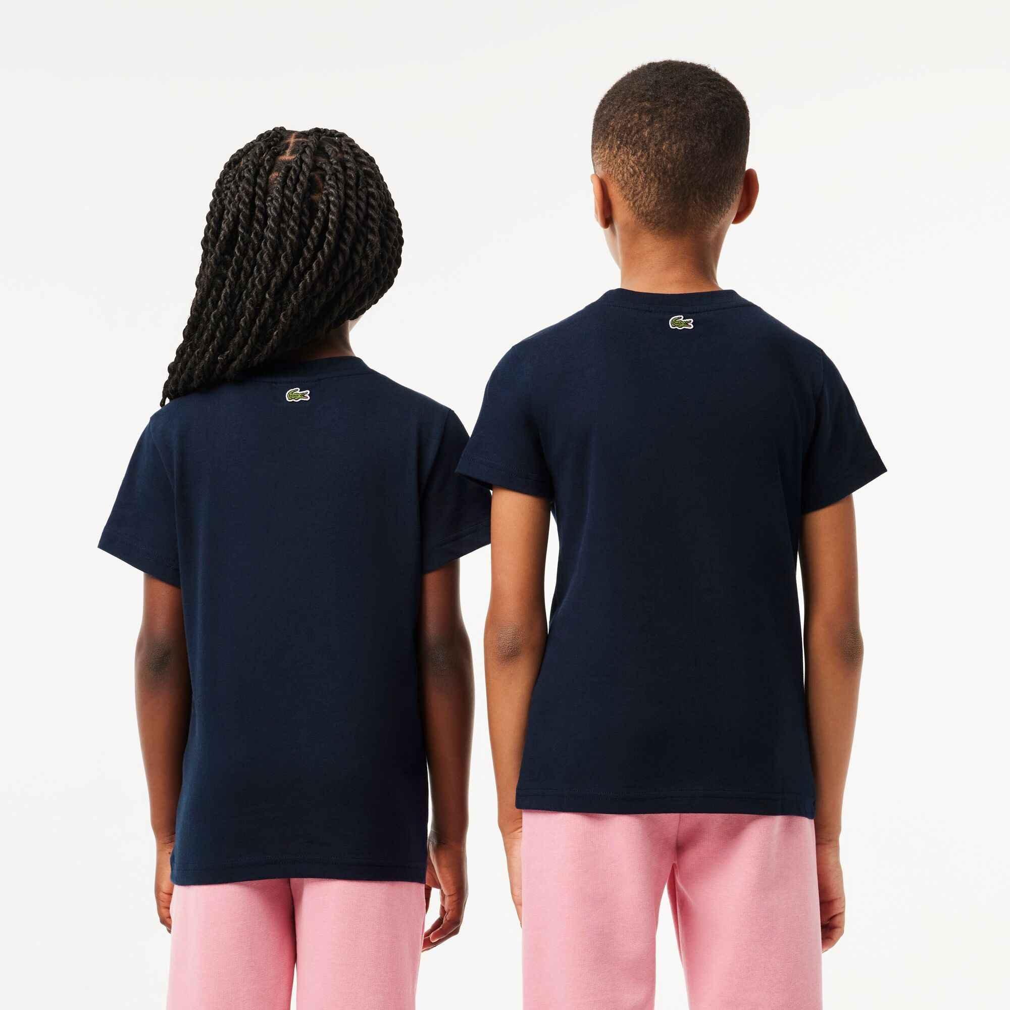 Navy 166 - Lacoste - Kids' Big Logo T-Shirt - 4