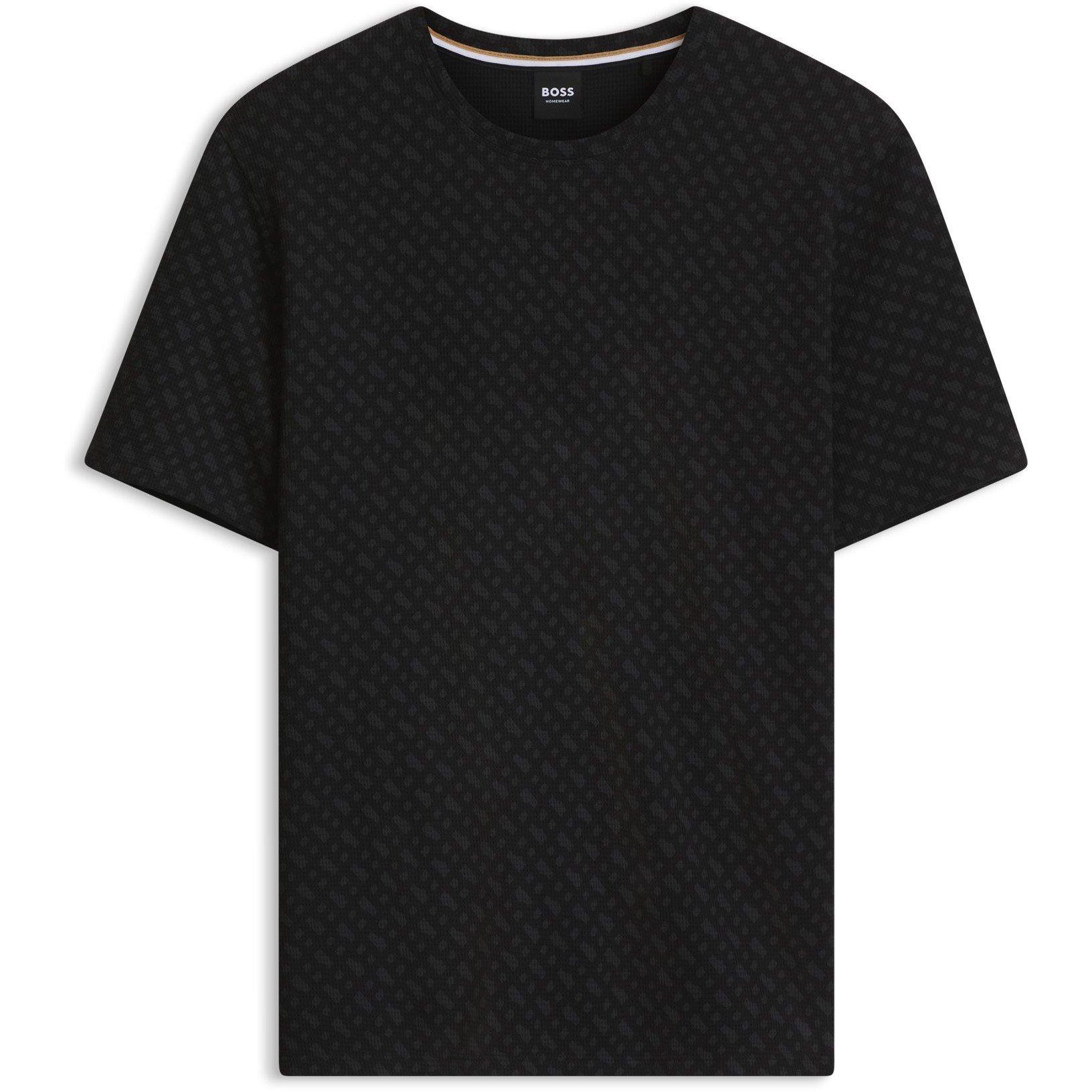 Black 002 - Boss - BW Waff AOP Tee Sn64
