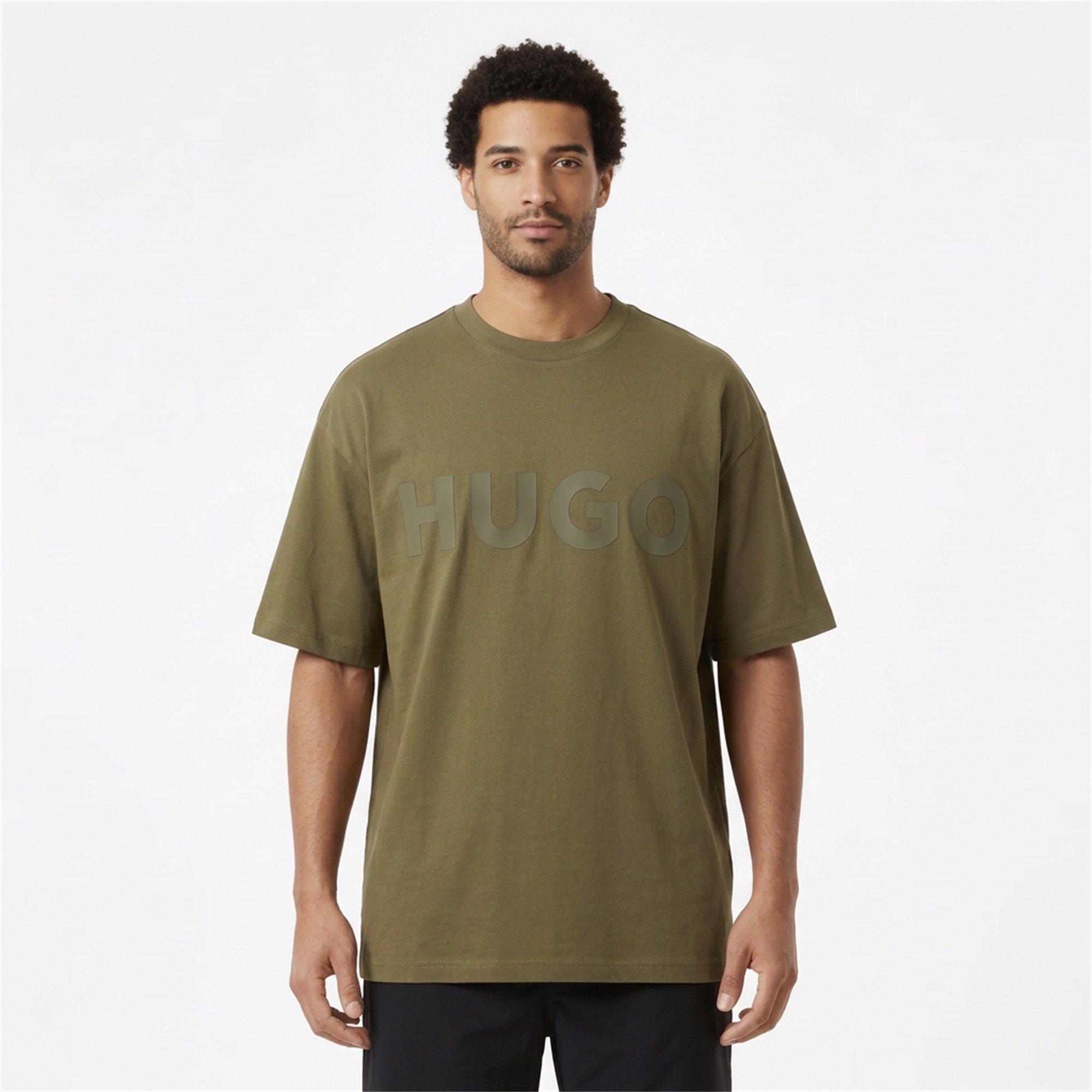 Open Green 389 - Hugo - Men's Dinkee Short-Sleeve Oversized T-Shirt - 3