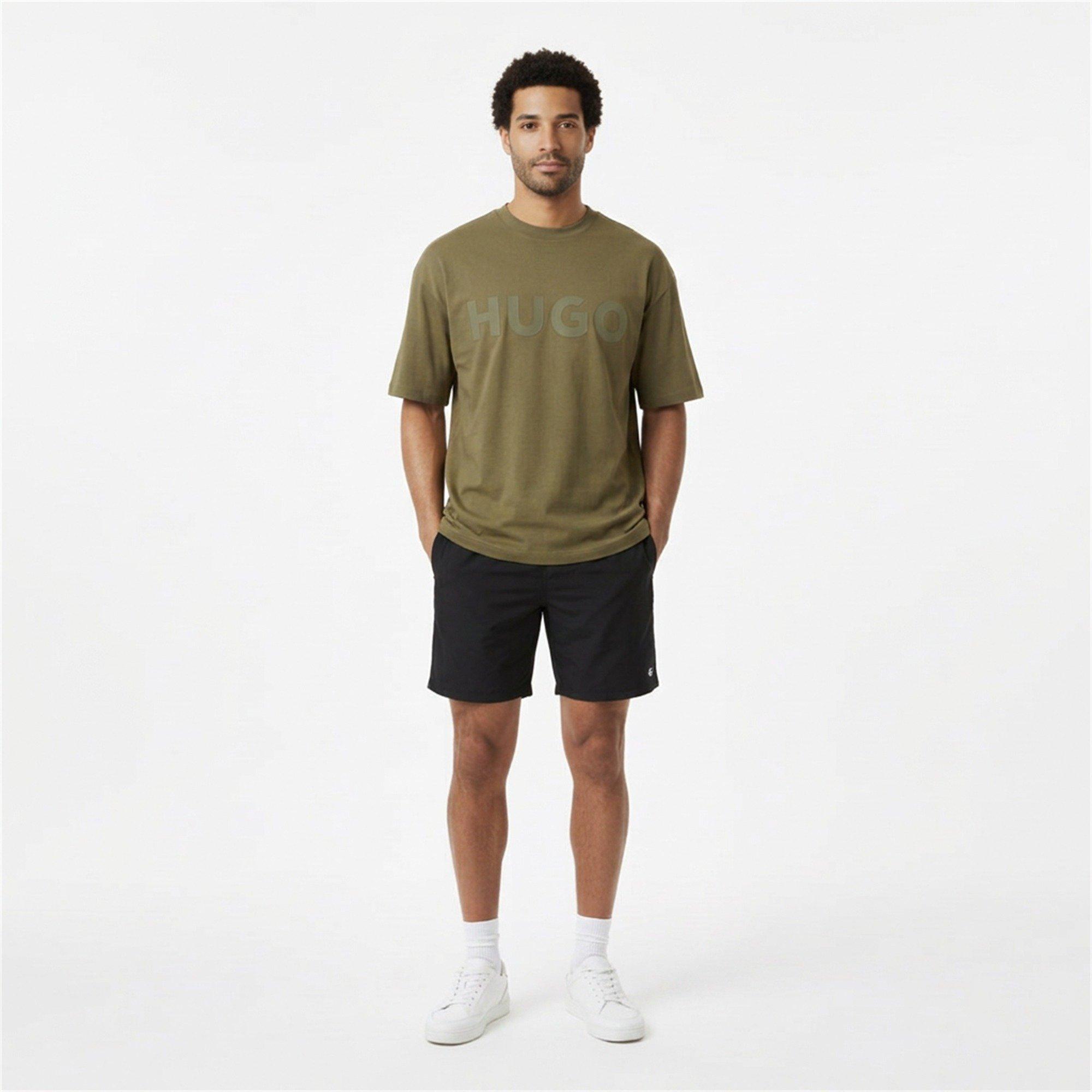 Open Green 389 - Hugo - Men's Dinkee Short-Sleeve Oversized T-Shirt - 5