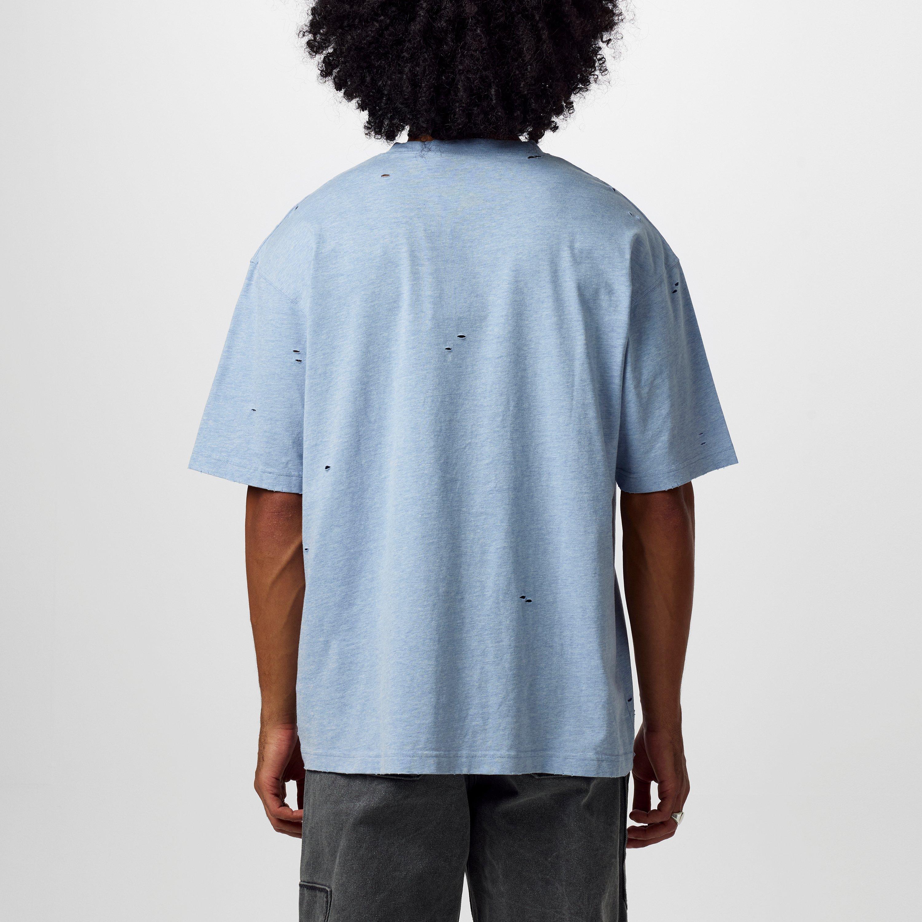 Blue - Acne Studios - Button T-Shirt - 3