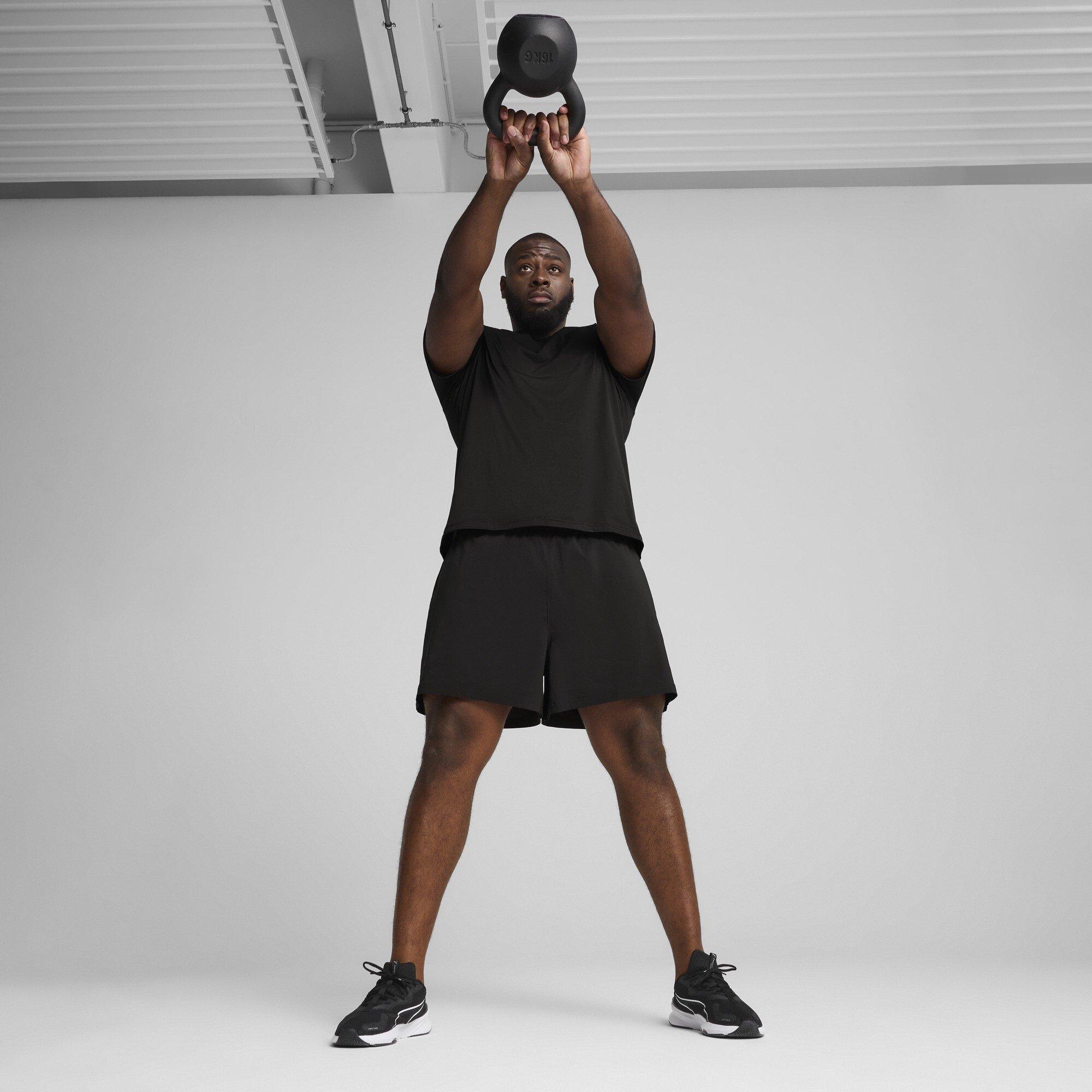 Puma Schwarz - Puma - Puma M Tad Essentials Solid Cat Tee (Lc S T-Shirt Mens - 7