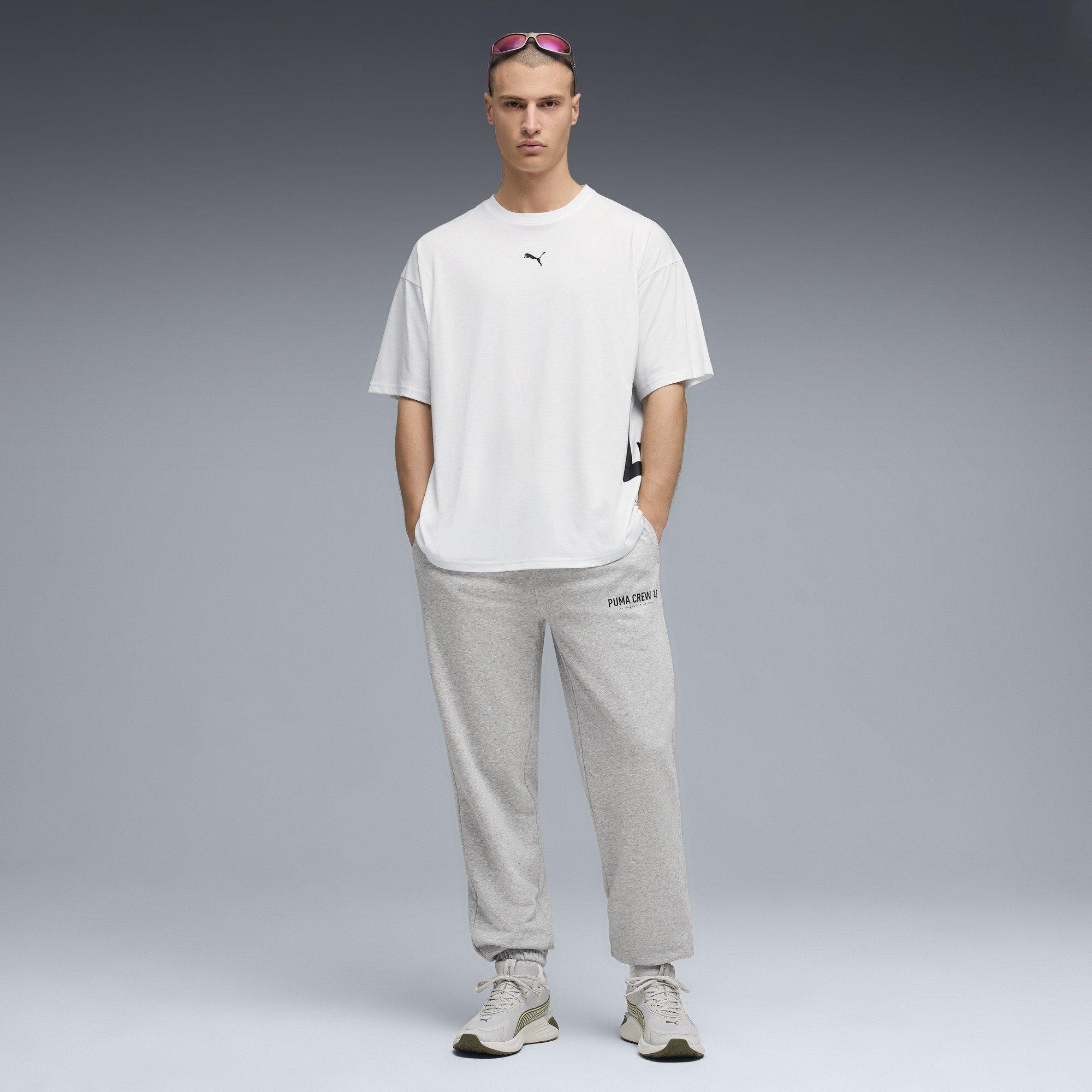 Puma Bijela - Puma - Men's Graphic Oversized T-Shirt - 5